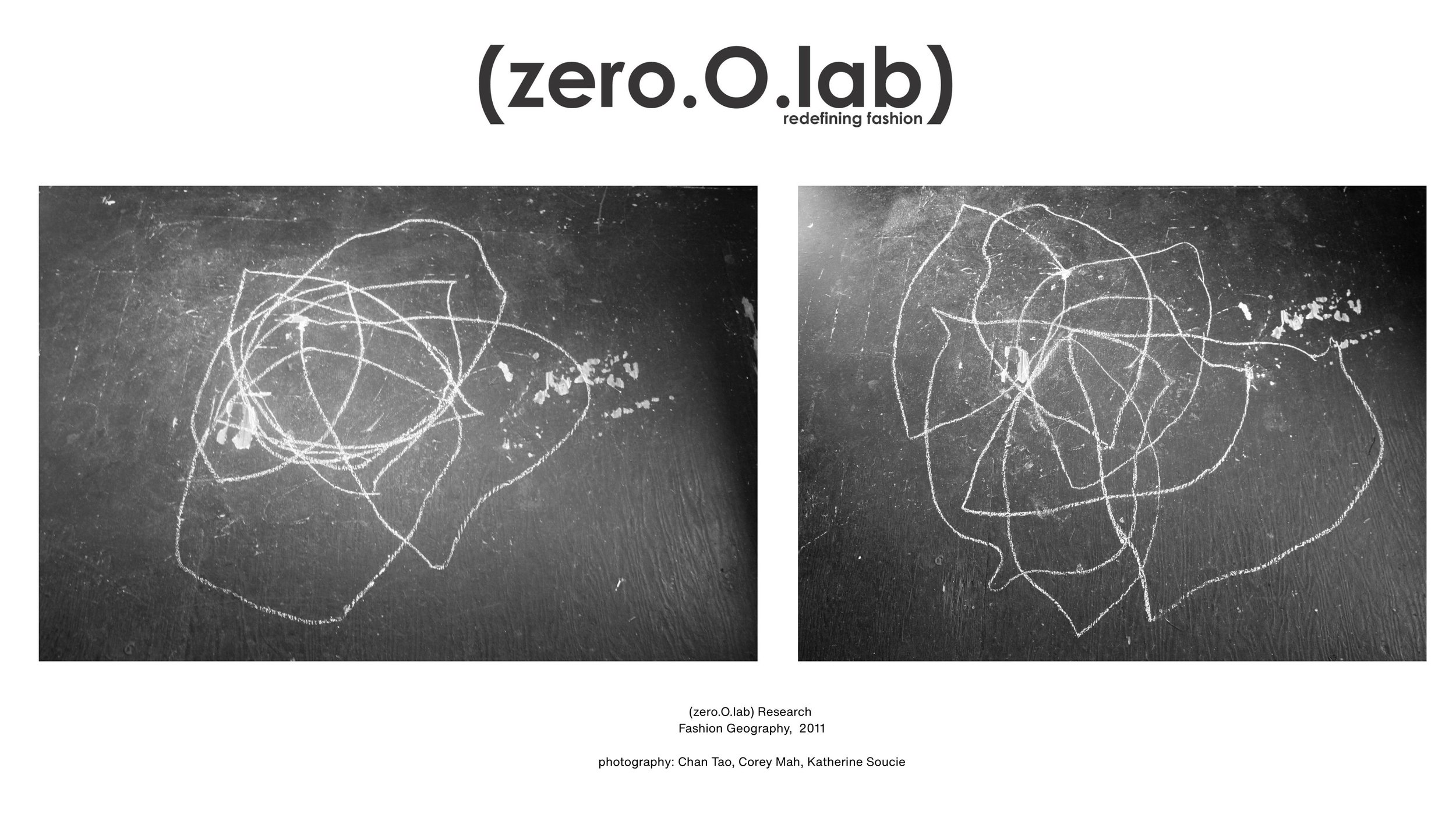 (zero.O.lab) Research  Fashion Geography,  2011  photography: Chan Tao, Corey Mah, Katherine Soucie