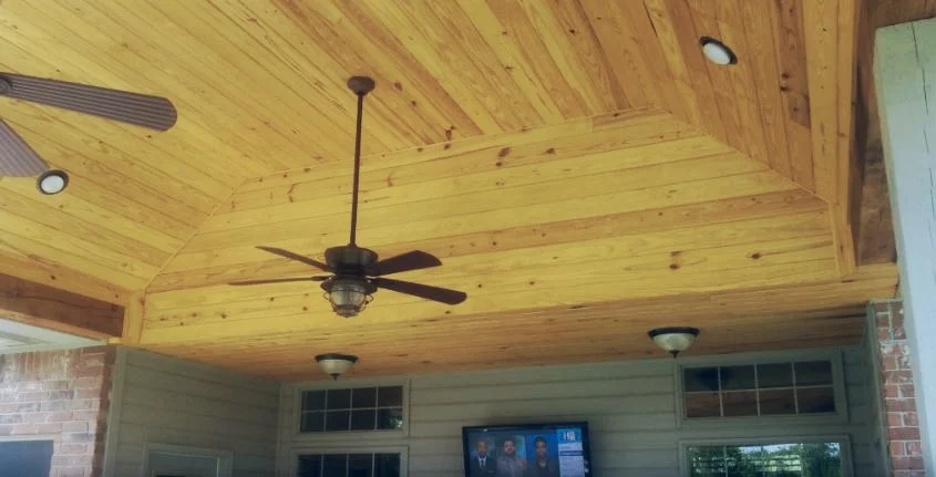Whitson Portico Ceiling | After