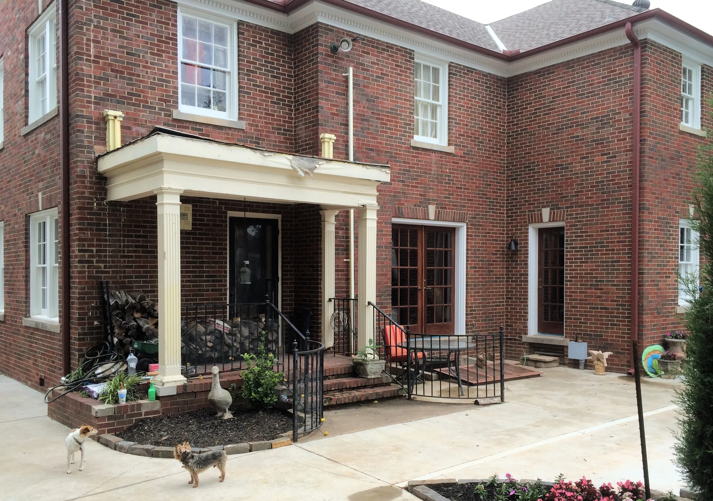 Historical Home Portico | Before