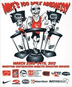 The image used to advertise the “Mike’s 100 Mile Madness” event in 2012.