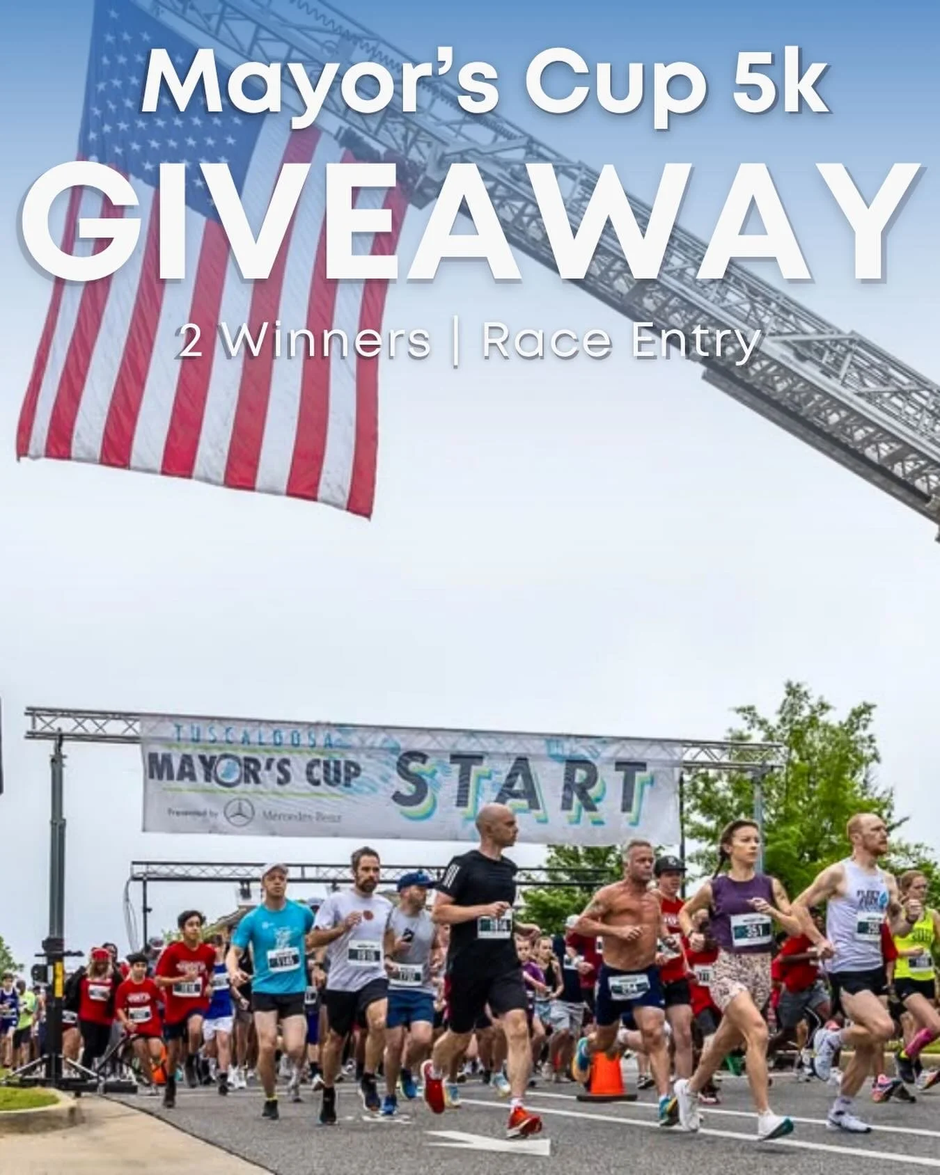 Tuscaloosa runners &mdash; we&rsquo;re giving away 2 entries to the Mayor&rsquo;s Cup 5K on April 25.

Two winners. One entry each.

To enter:
&bull; Follow @WagnersRunWalk
&bull; Comment and tag the person you&rsquo;d run it with