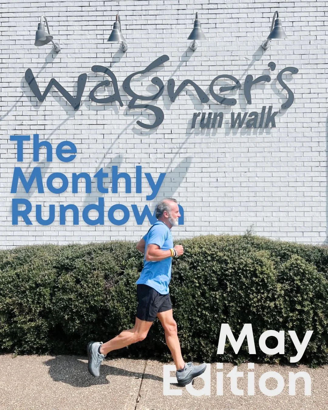 Join us this May at Wagner&rsquo;s RunWalk 👟💙

✨ May 4 &ndash; 🍦 May the 4th Be With You Ice Cream Run at @moonshotcreamery z
📍 Moonshot Creamery
🕠 5:30 PM
1 or 3 mile fun run + costumes encouraged + FREE ice cream

🍻 May 11 &ndash; Pub Run + D