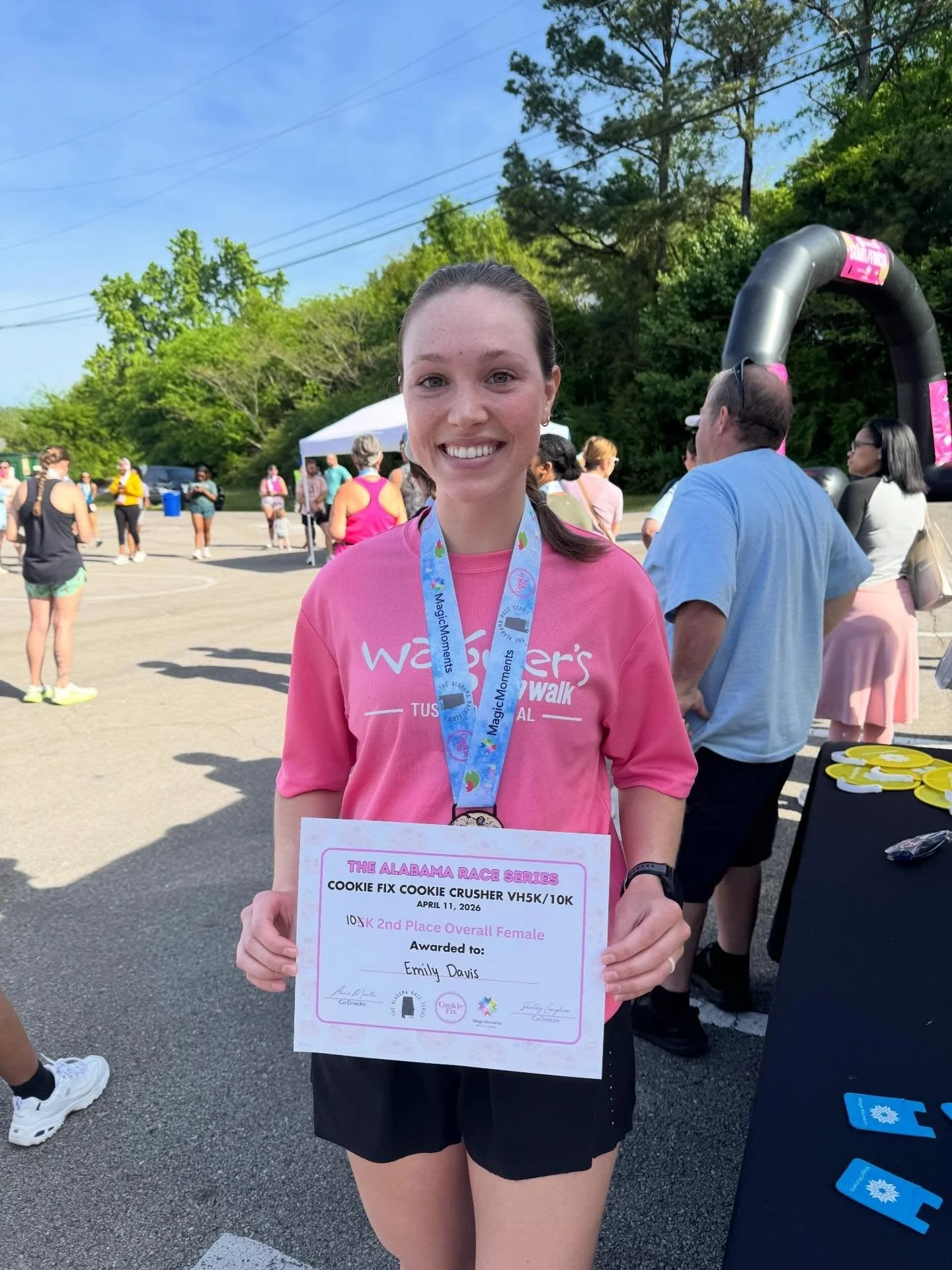 Runner Spotlight: Emily Davis ✨

From soccer fields and 5Ks to marathon dreams, Emily&rsquo;s journey is all about growth, community, and discovering what&rsquo;s possible one step at a time.

How long have you been running? 🏃&zwj;♀️
I played soccer