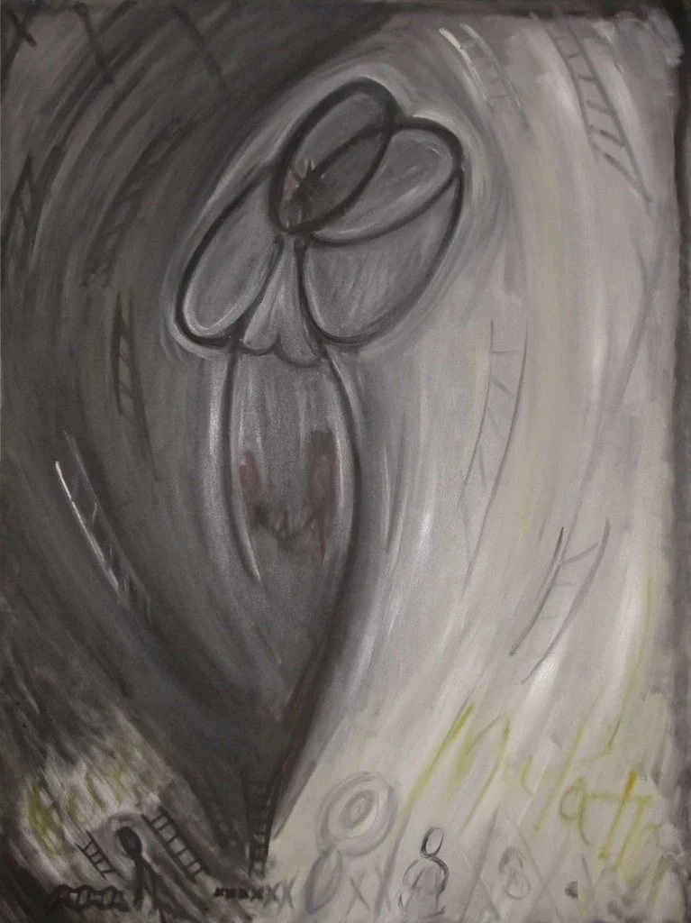 The Storm, acrylic on canvas, 36 x 48, 2009 (available for exhibition and acquisition)