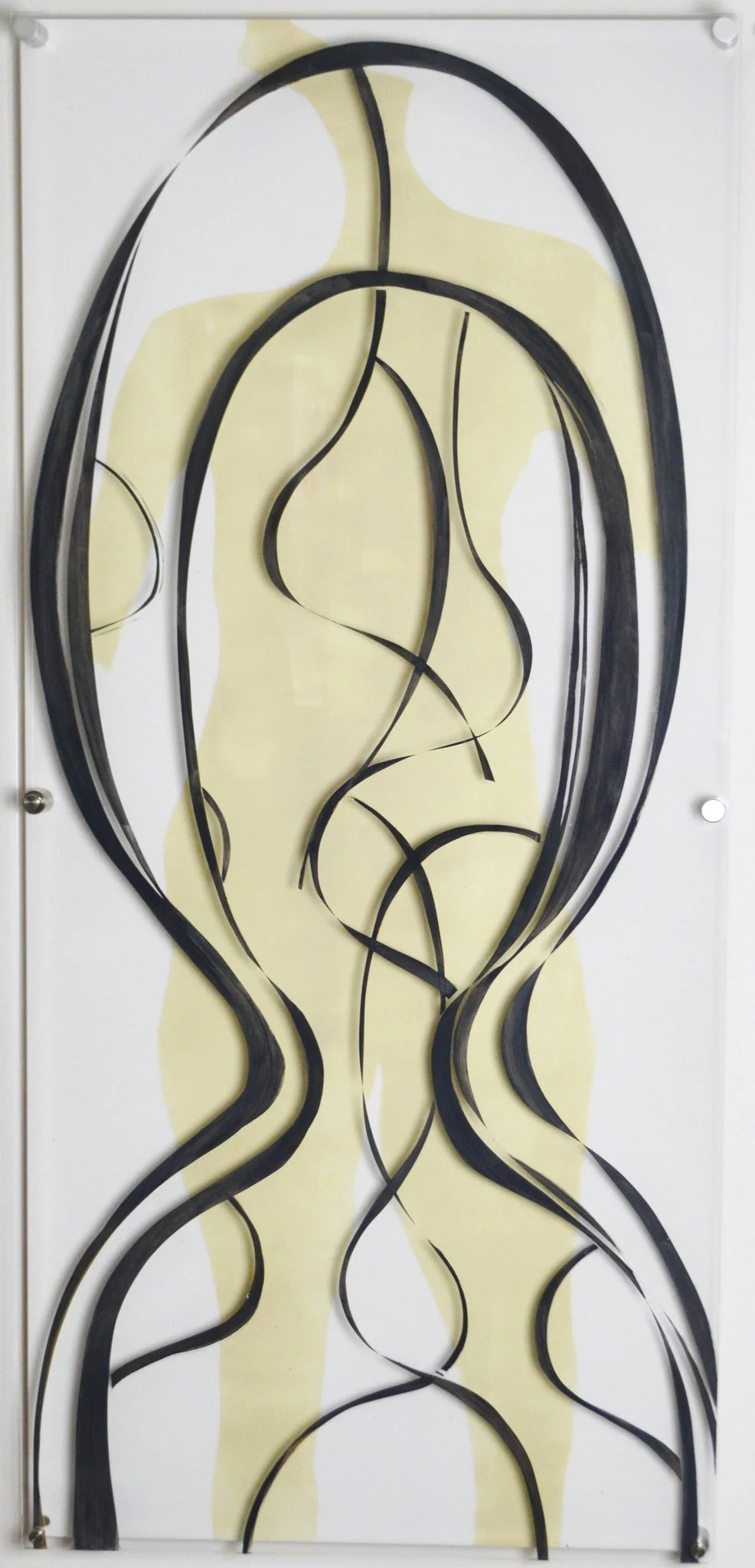 Shifting, 2026. 47.75 × 22 in. acrylic on plexiglass, two panels (available for acquisition and exhibition)