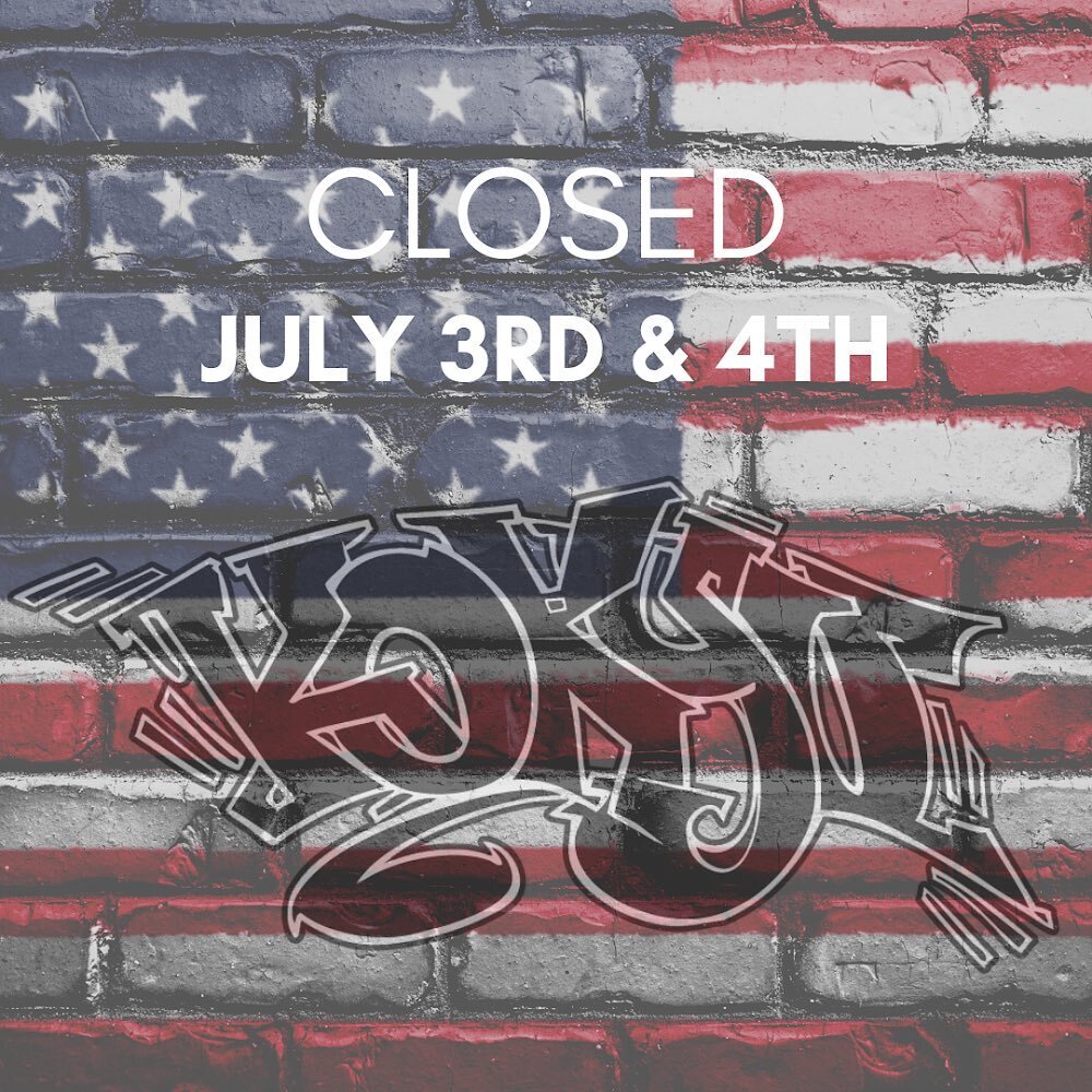 We&rsquo;re open normal today (Saturday) and CLOSED Sunday &amp; Monday &mdash;-&gt; Have a splendiferous &amp; safe 4th!! 🇺🇸