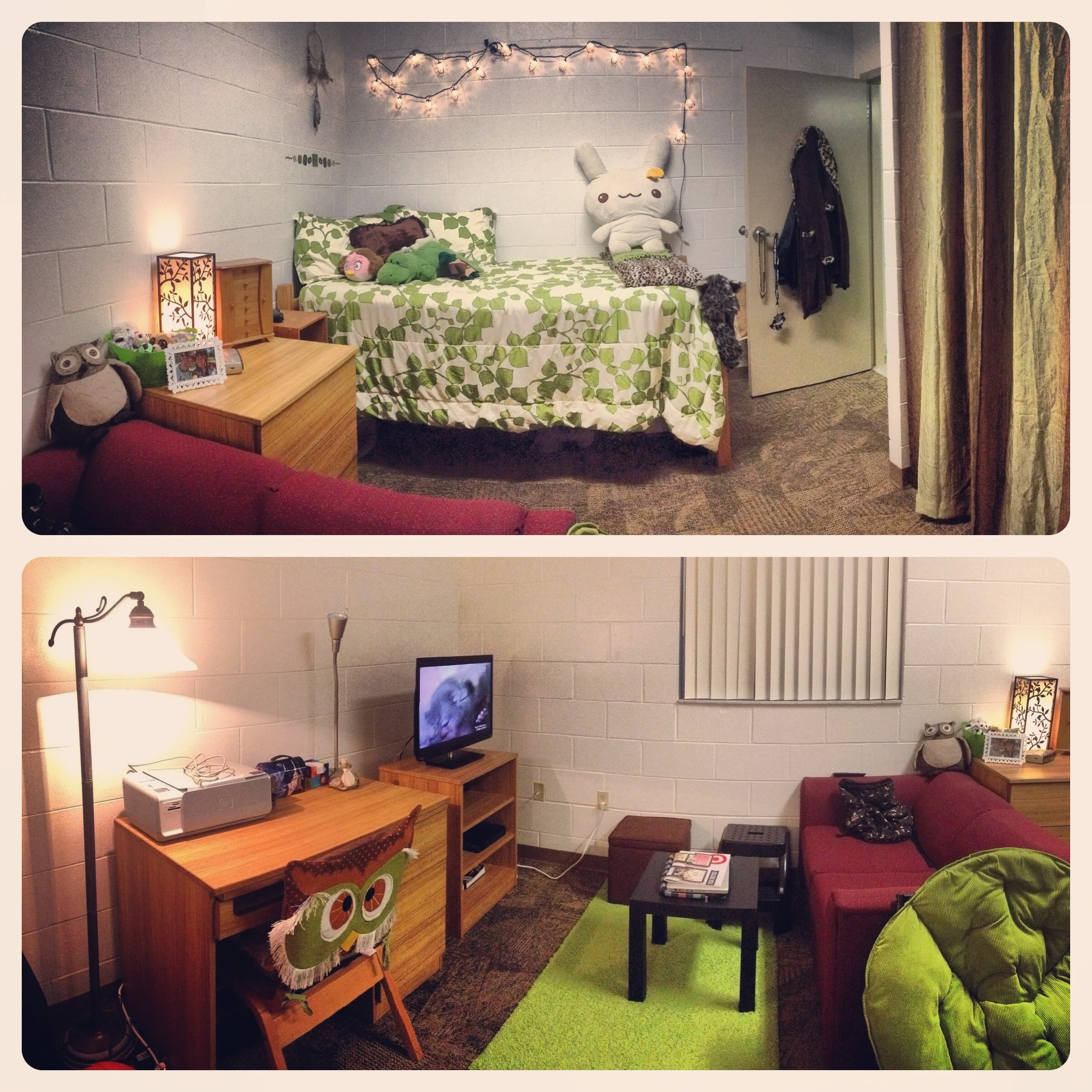 This was my second RA room. It was similar to a studio apartment with its own bathroom and kitchen.