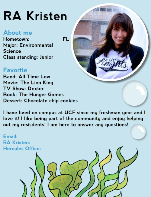 this was my about me page located outside my door