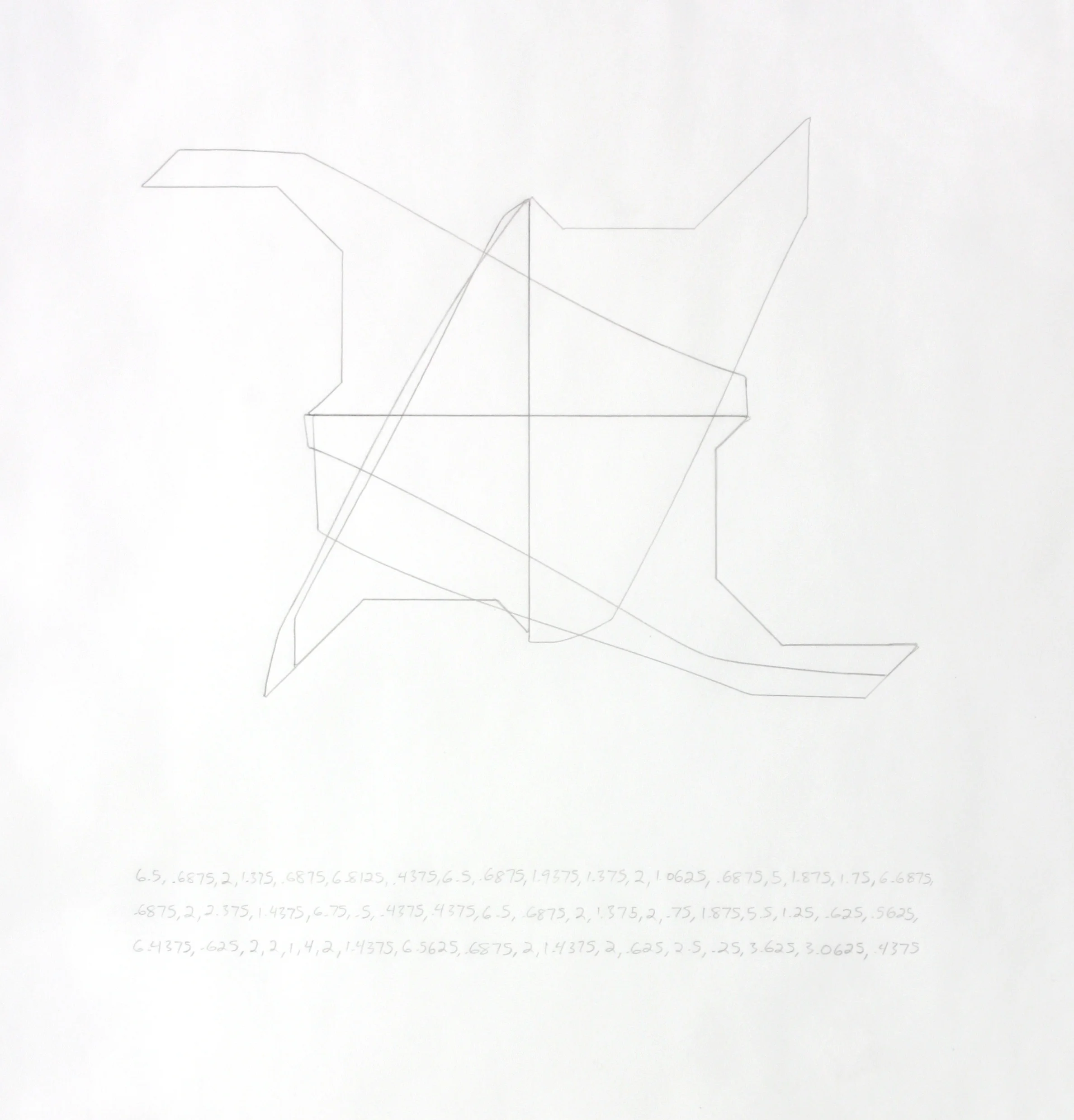Lewittian Axis: H (detail)