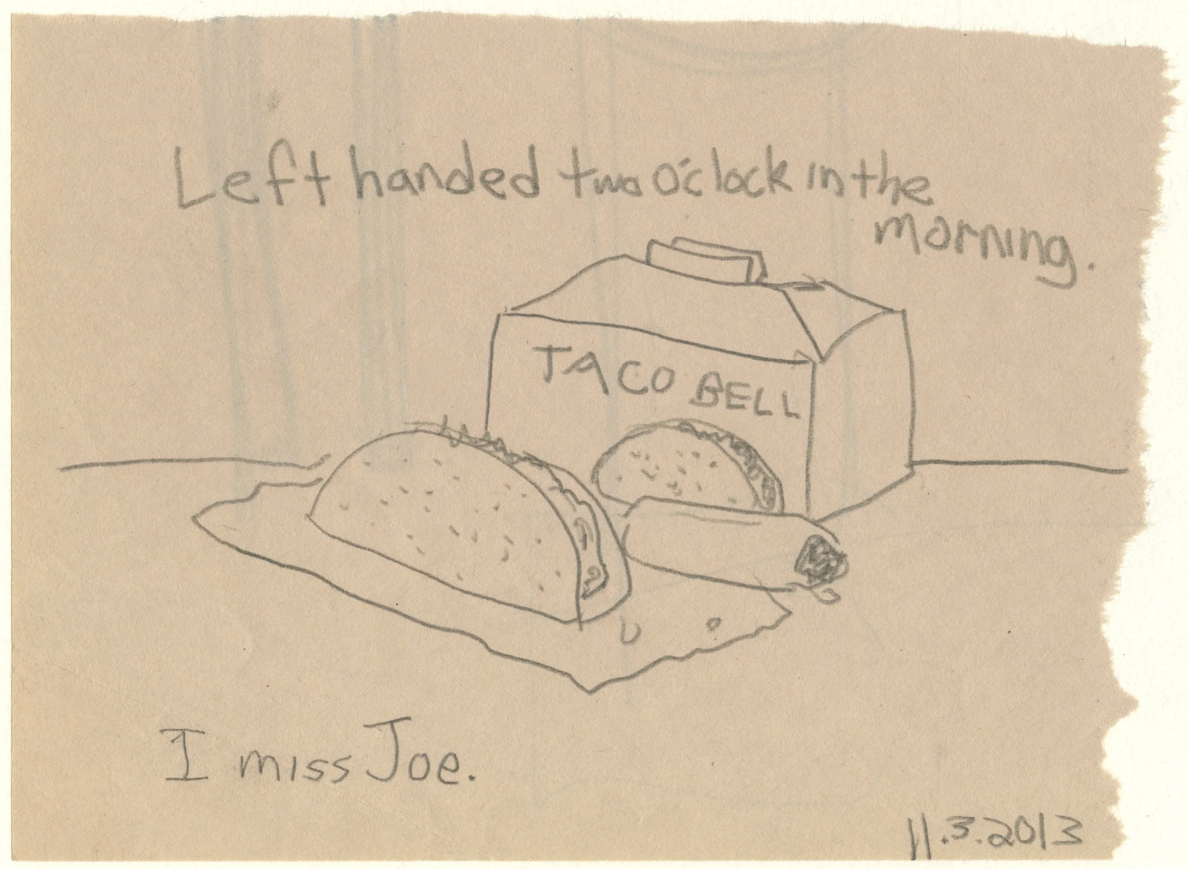 Left-handed Two O'clock in the Morning
