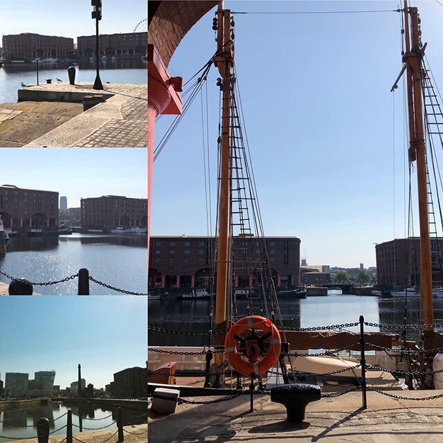 The Royal Albert Dock looking glorious today as the sun starts take hold ☀️☀️☀️☀️