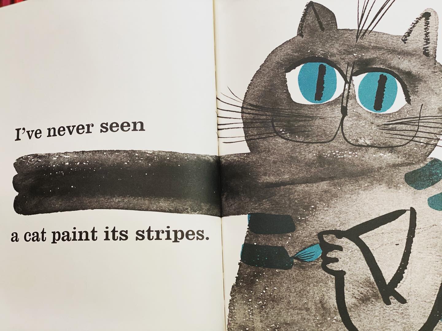 From a #vintagepicturebook by Abner Graboff. I read this to my students before we paint a kitten. Awesome for teaching #colorvalue #artofshapes #onlineartclassesforkids .
.
.
#artforhomeschoolers #artwirhkids #artelementsforkids #artelements #homesch