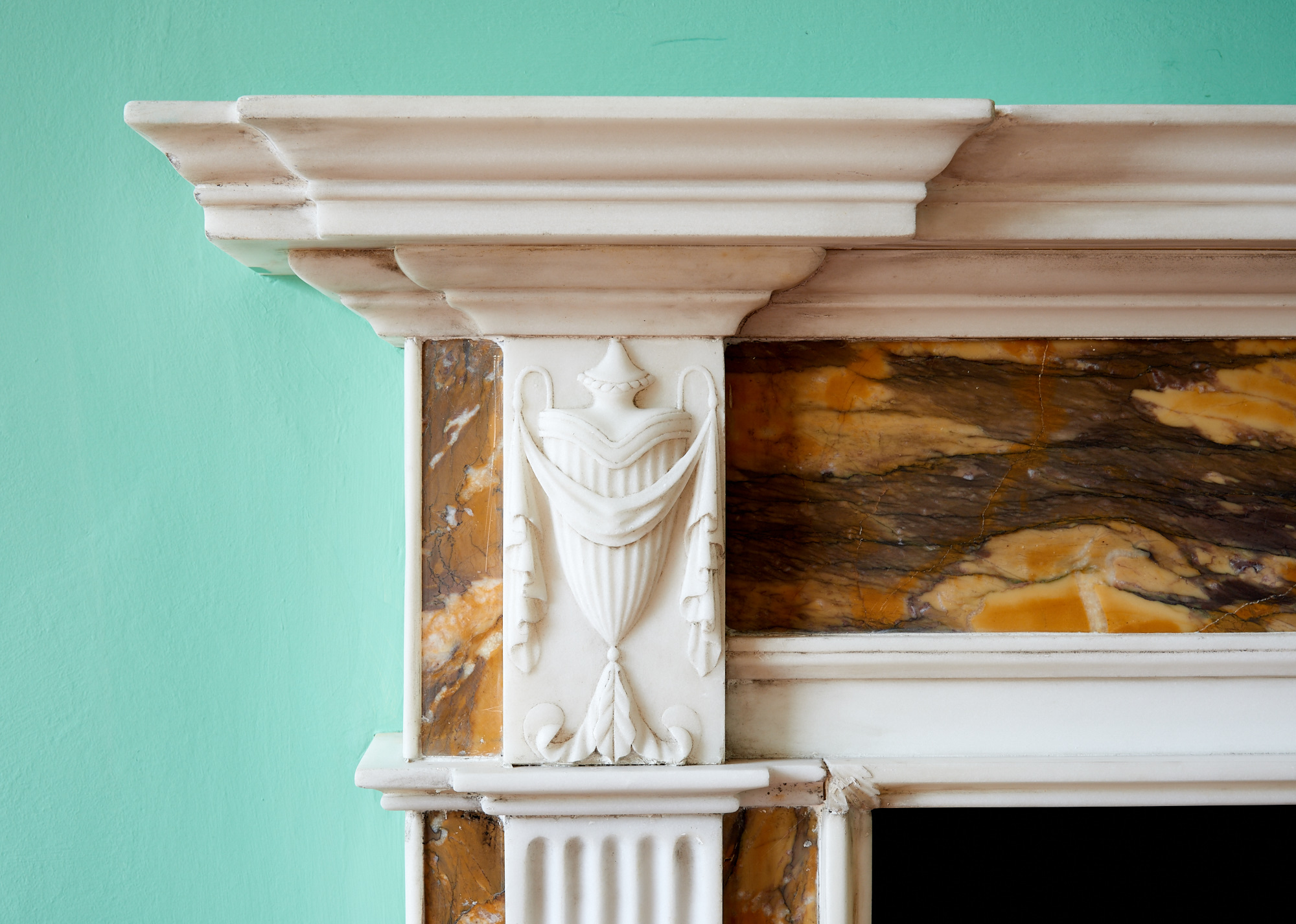 Alan Turkington Interiors Marble Fireplace.jpg