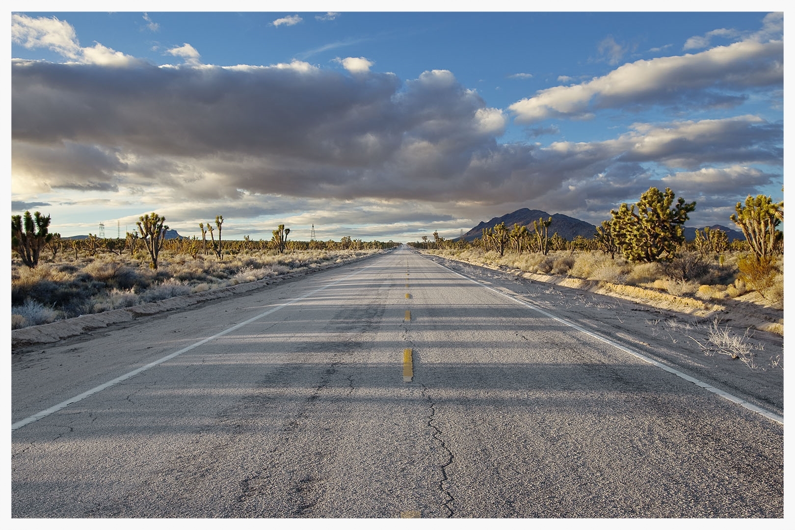 The Road Goes Ever on and On, Mojave Desert