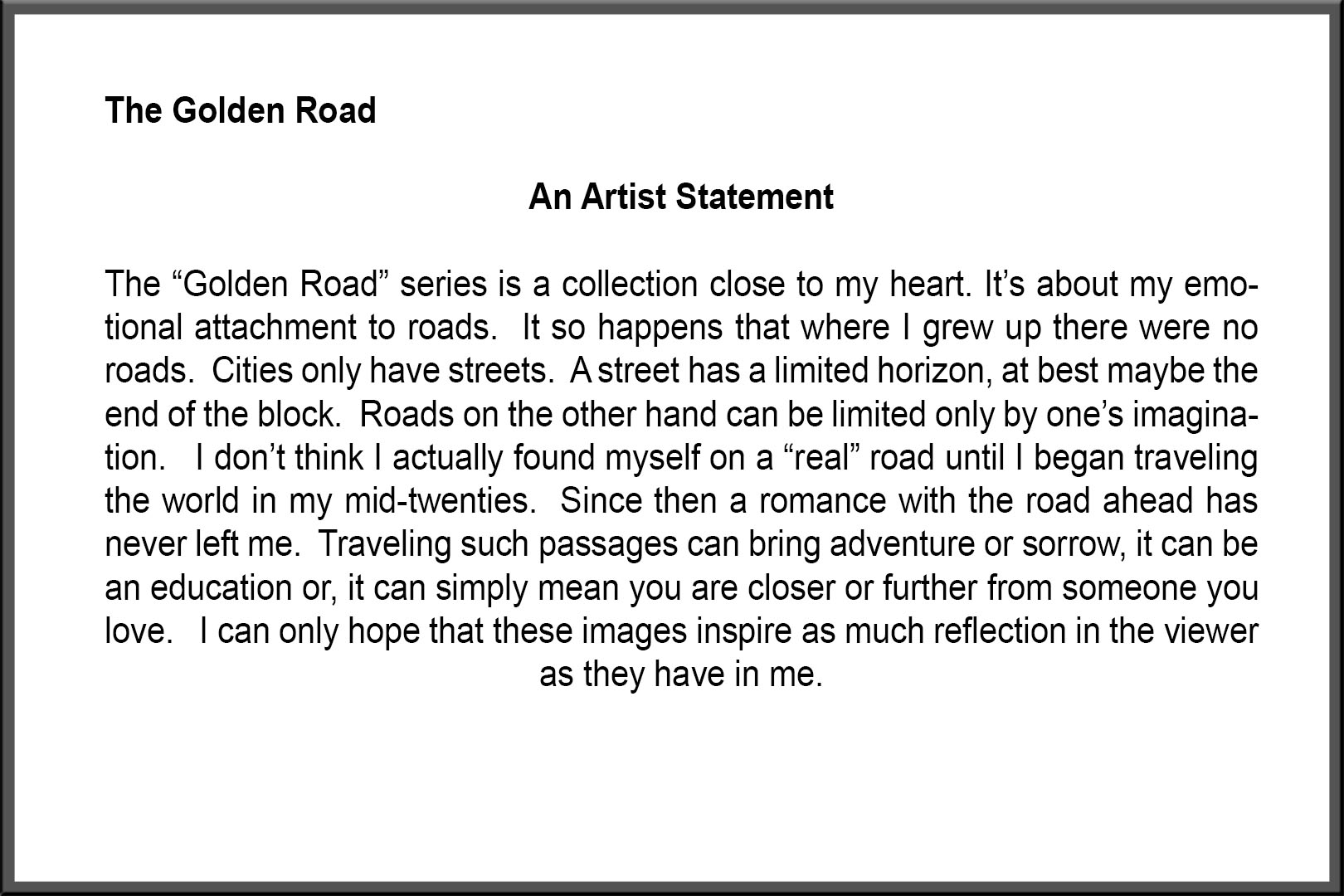 Golden Road Artist Statement.jpg