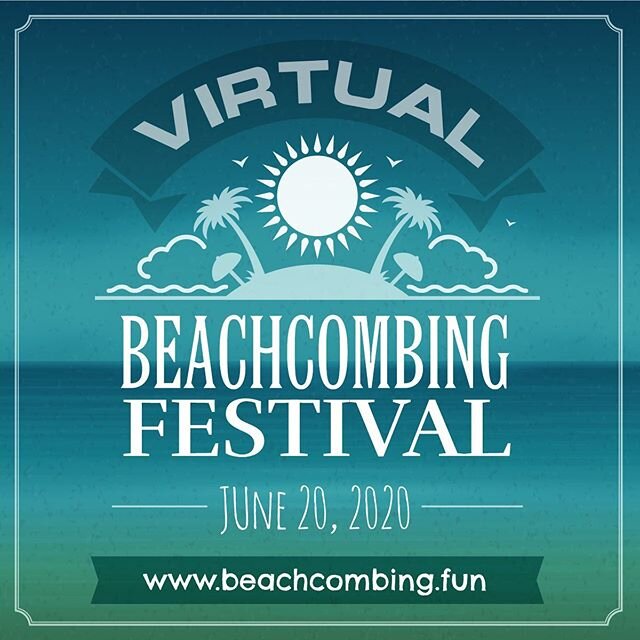 Hope you&rsquo;re planning on joining in on the Virtual Beachcombing Festival on Saturday! @beachcombingmagazine has a full day of fun scheduled and over 150 artists from all over the world to find special treasures! Check out all the details on www.