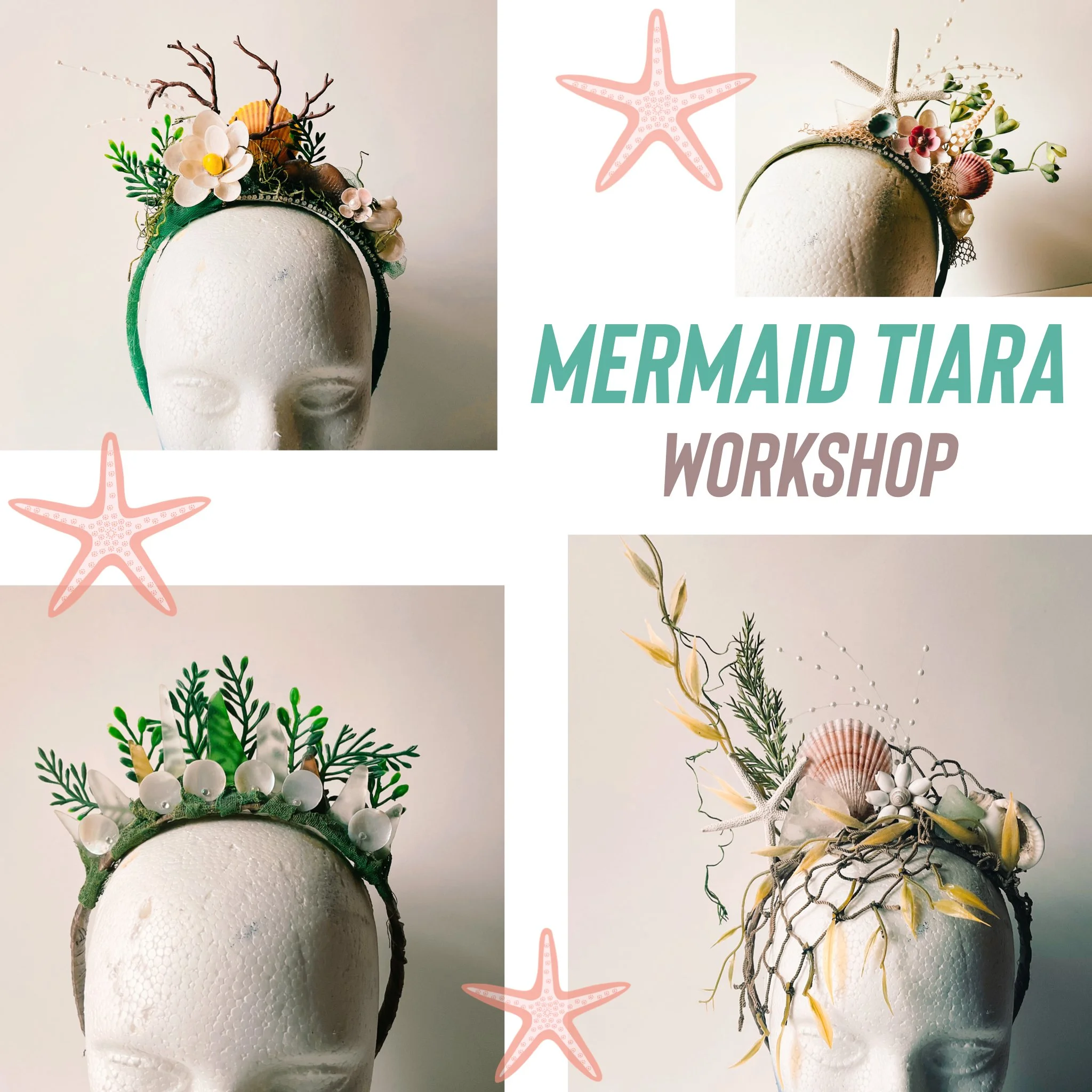 Mermaid Tiara Workshop: Sunday 9/14/2025*   