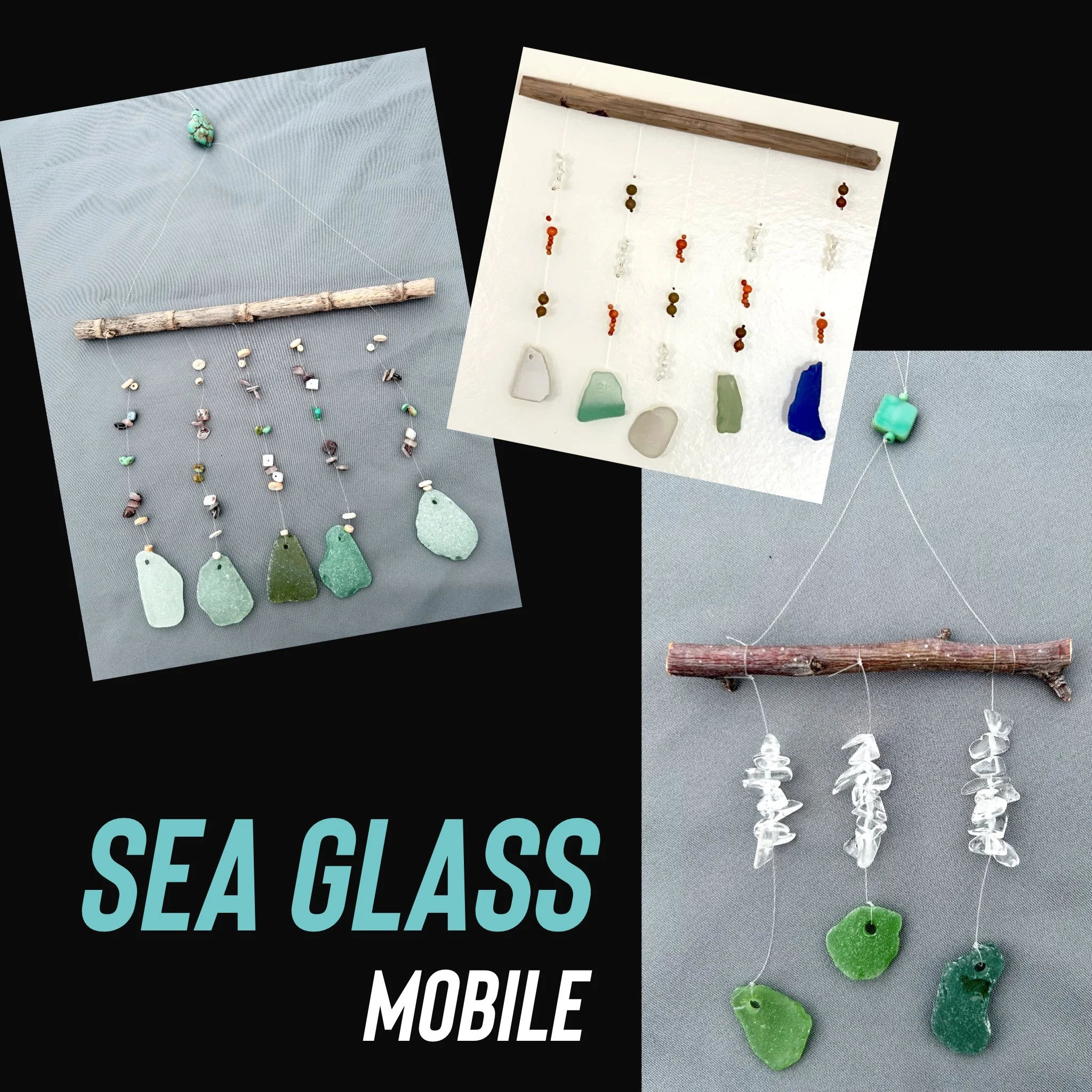 Sea Glass Mobile Workshop-Sunday September 14th, 2025*