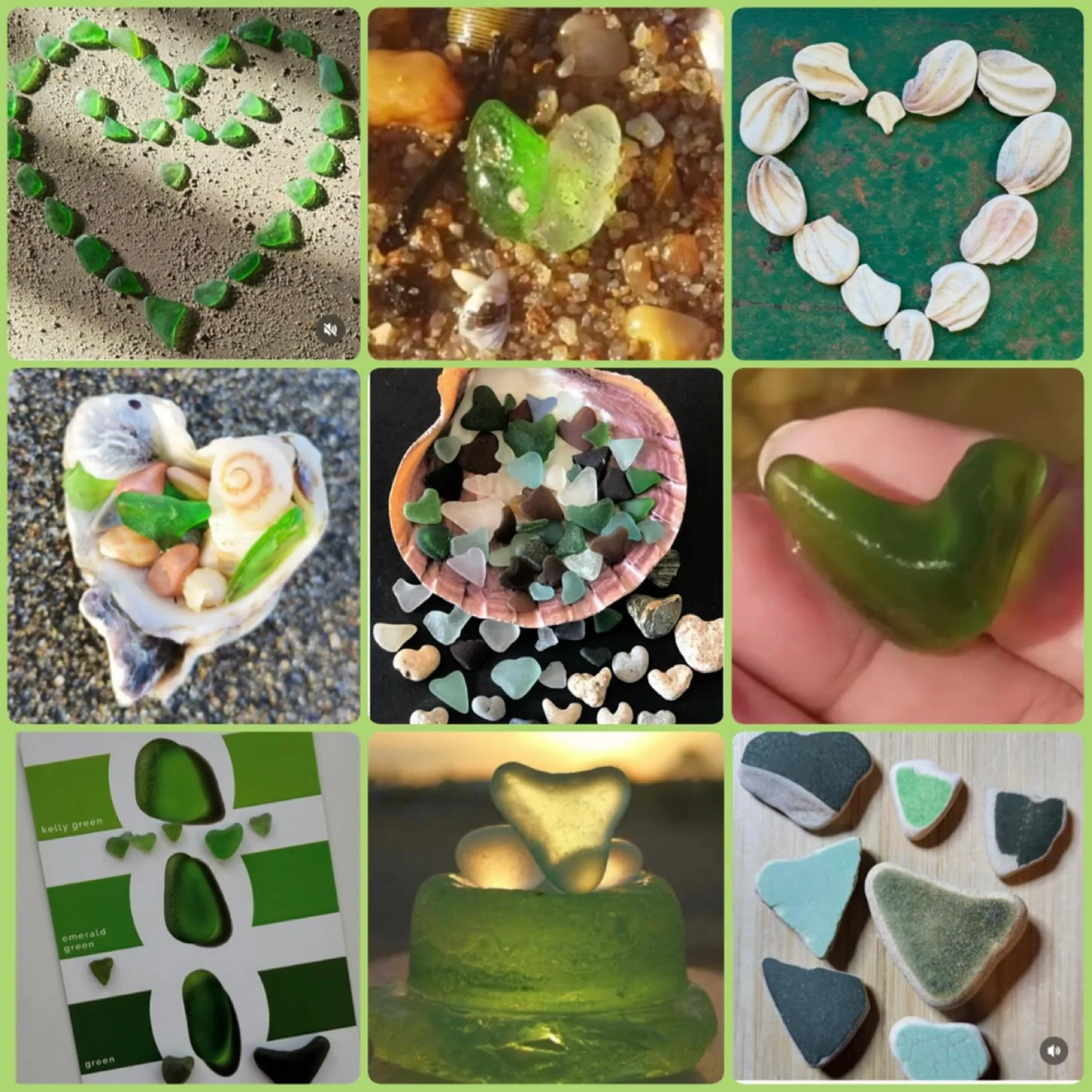 Greetings ocean lovers! Here are some lovely beachy hearts to start your week!

Please join us by posting your beachy hearts to your page and tagging us @santabarbaraseaglassfestival and using #sbsgoafmonthofhearts2026 

We can&rsquo;t wit to see you