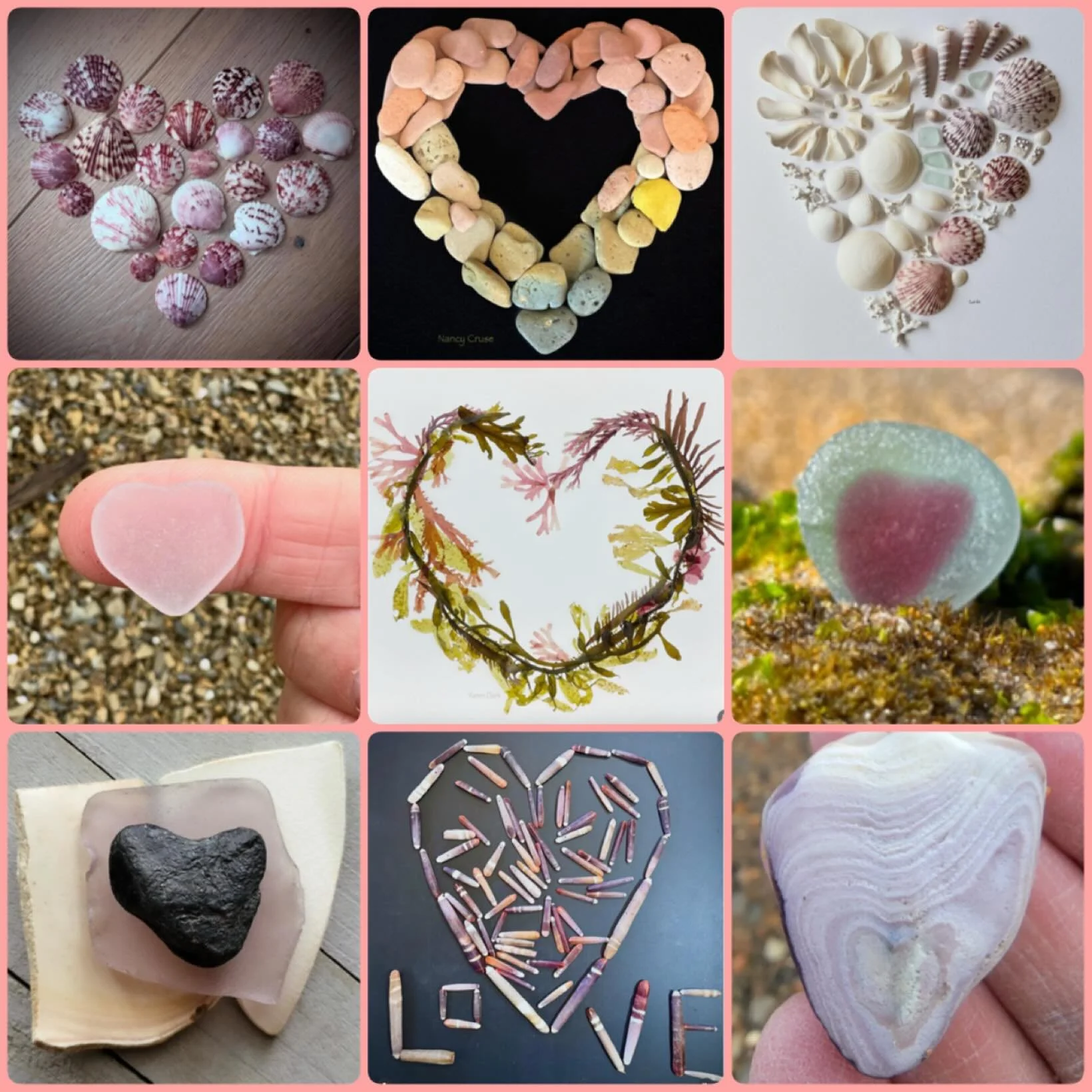 Sharing lots of beachy love with you today, as we approach the end of January. We sure hope these hearts are brightening your days!

Please continue to share your beachy hearts on your page and tag us @santabarbaraseaglassfestival and use #sbsgoafmon