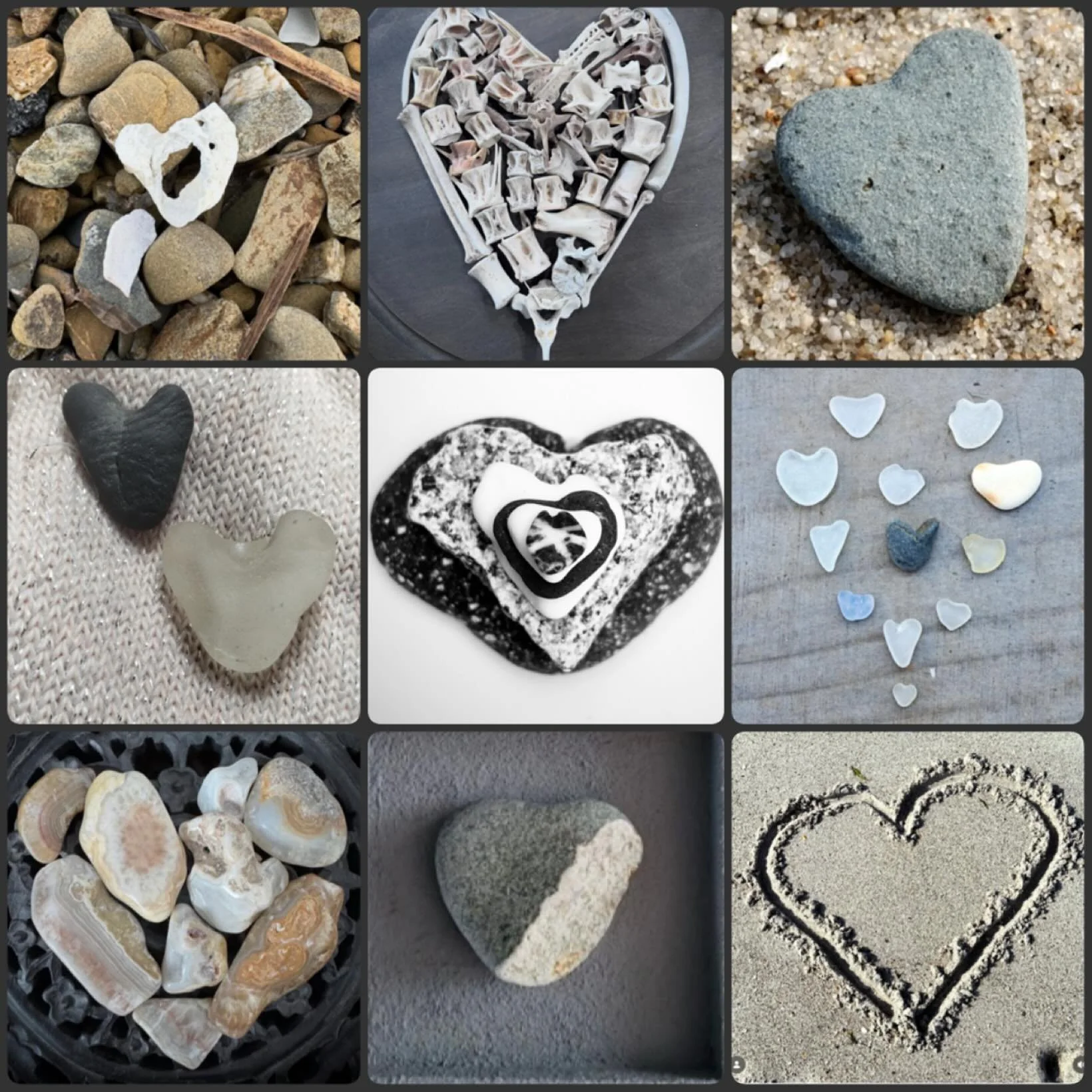 Happy beachy hearts Friday! We are absolutely tickled with all the unique hearts being shared from near and far&hellip;.thank you all!

Please join us by posting to your page your beachy heart and be sure to tag us @santabarbaraseaglassfestival and u