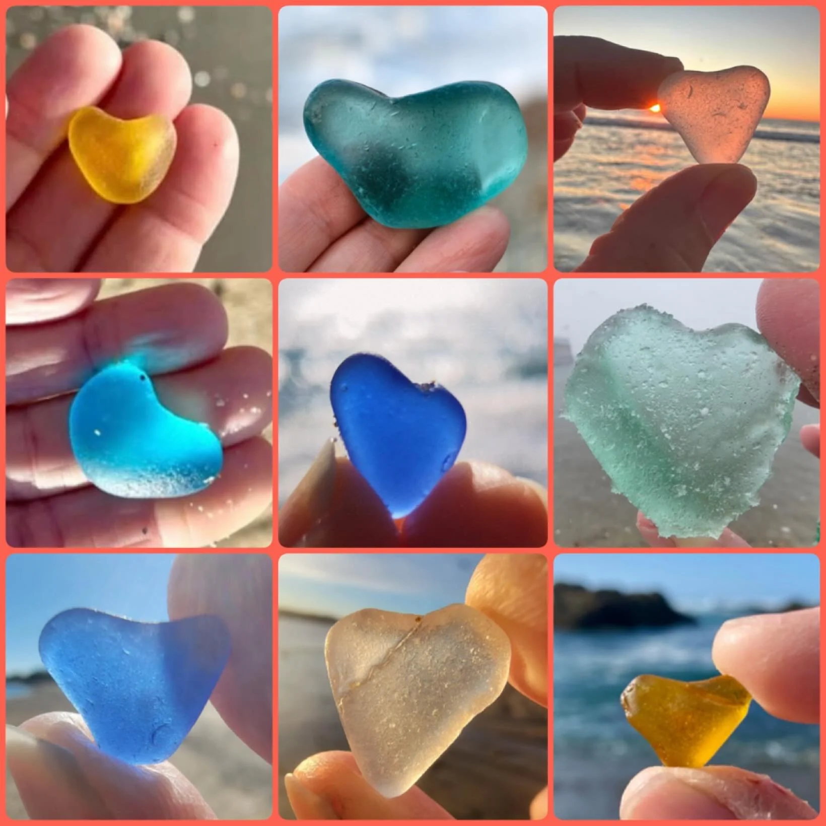 Finding sea glass hearts in all parts of the world is a shared excitement !

Please keep posting your beachy hearts ( anything you find on the beach, doesn&rsquo;t have to be sea glass) on your page and be sure to tag us @santabarbaraseaglassfestival