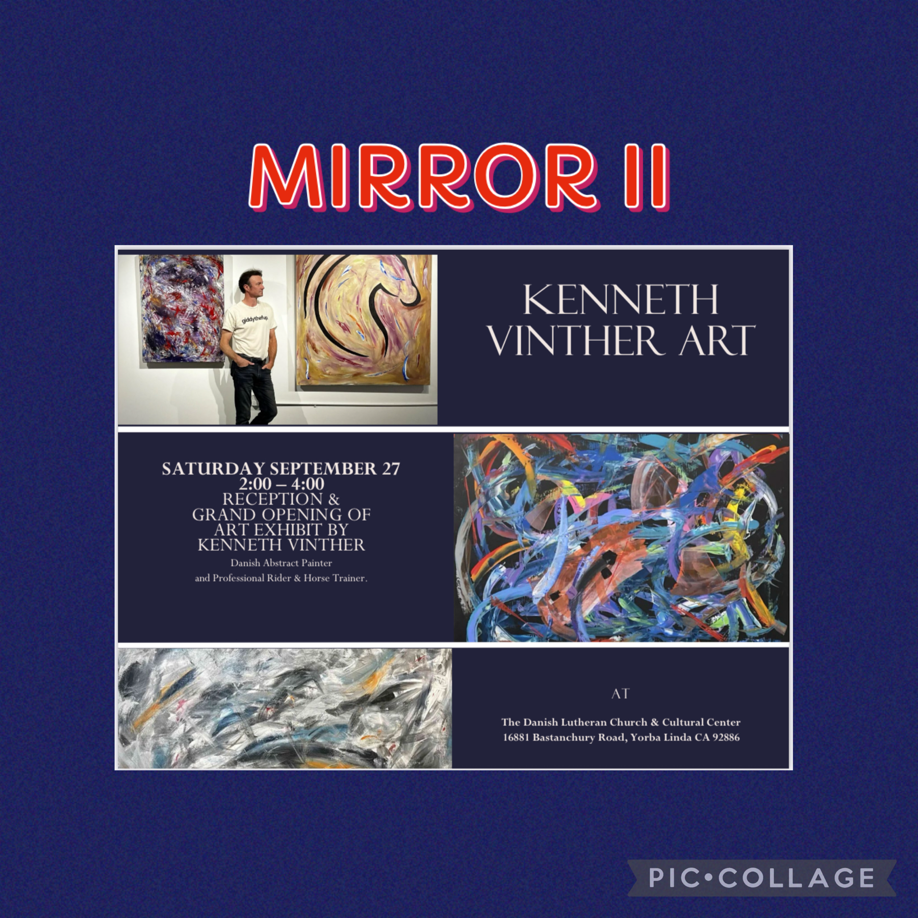 MIRROR II - Art Exhibit & Reception with Danish Artist Kenneth Vinther