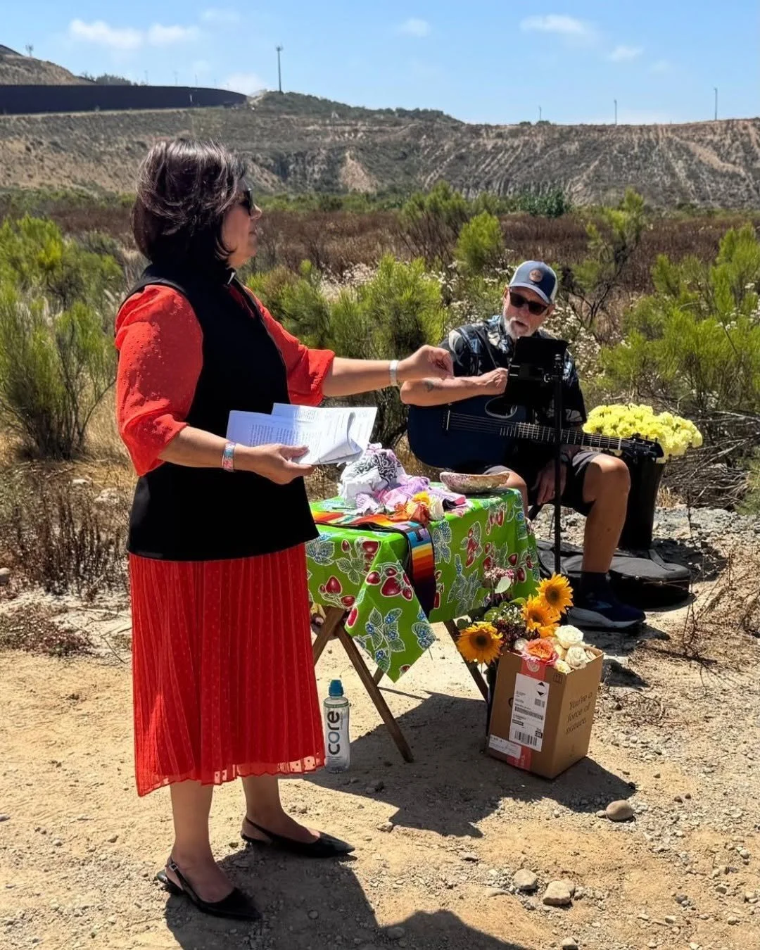 Worship & Visit at the Border.