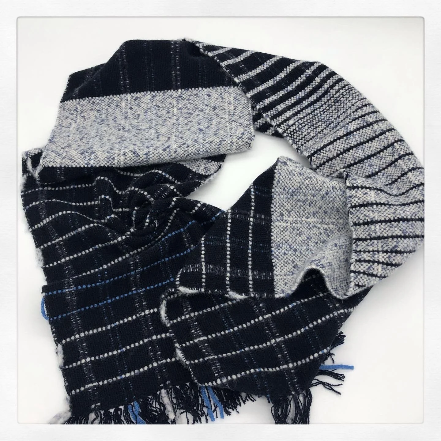 Handwoven Cashmere Scarf #397