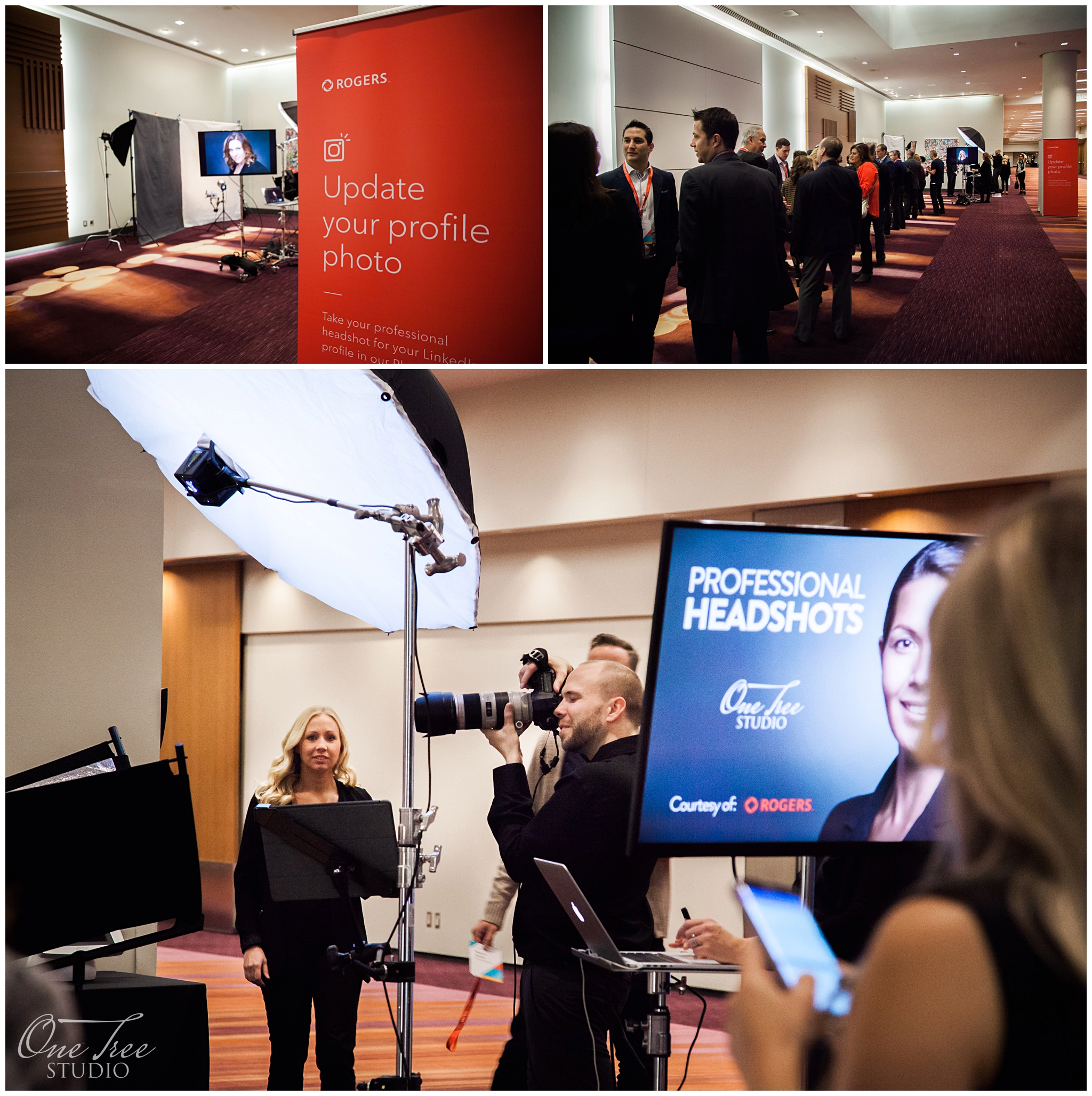 Trade Show Headshot Booth | Toronto Headshot Photographer | One Tree Studio Inc.