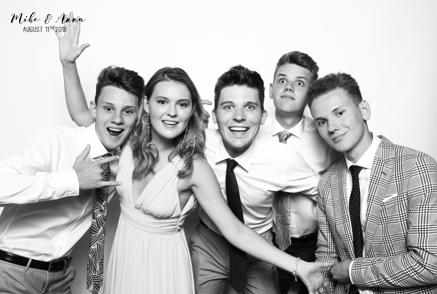 Black and White Photo Booth