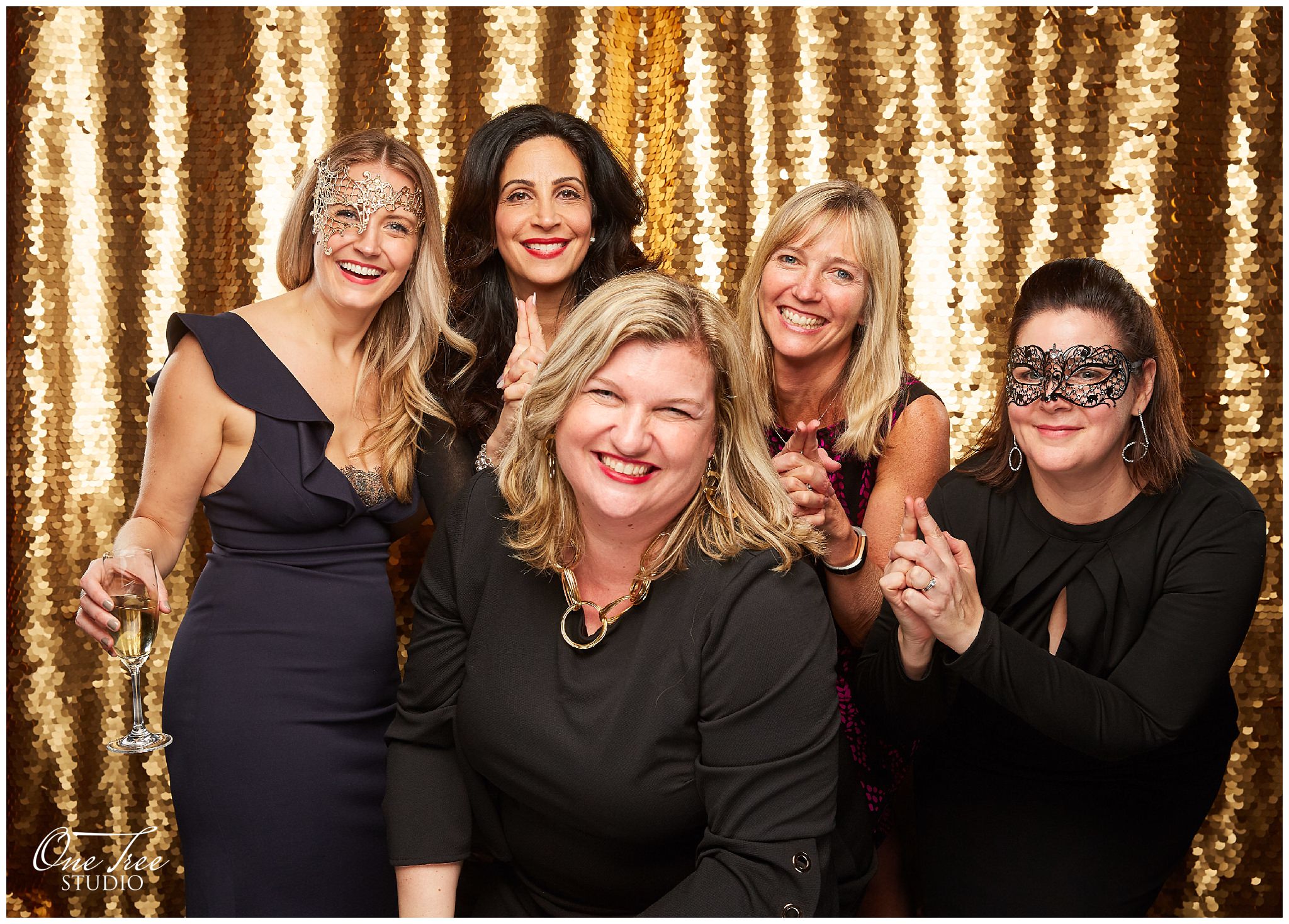 Luxury Photo Booth at Masquerade Ball 