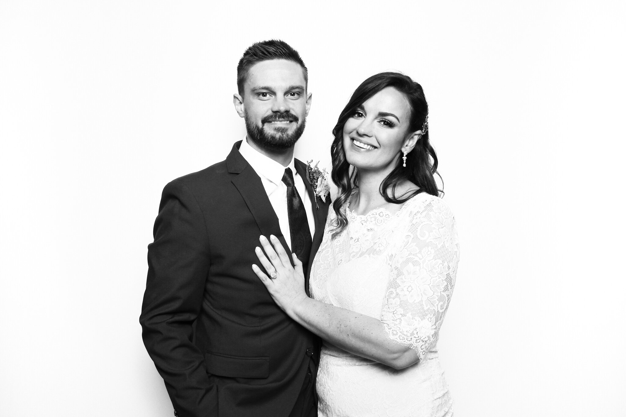 Wedding photo booth at Rodman Hall