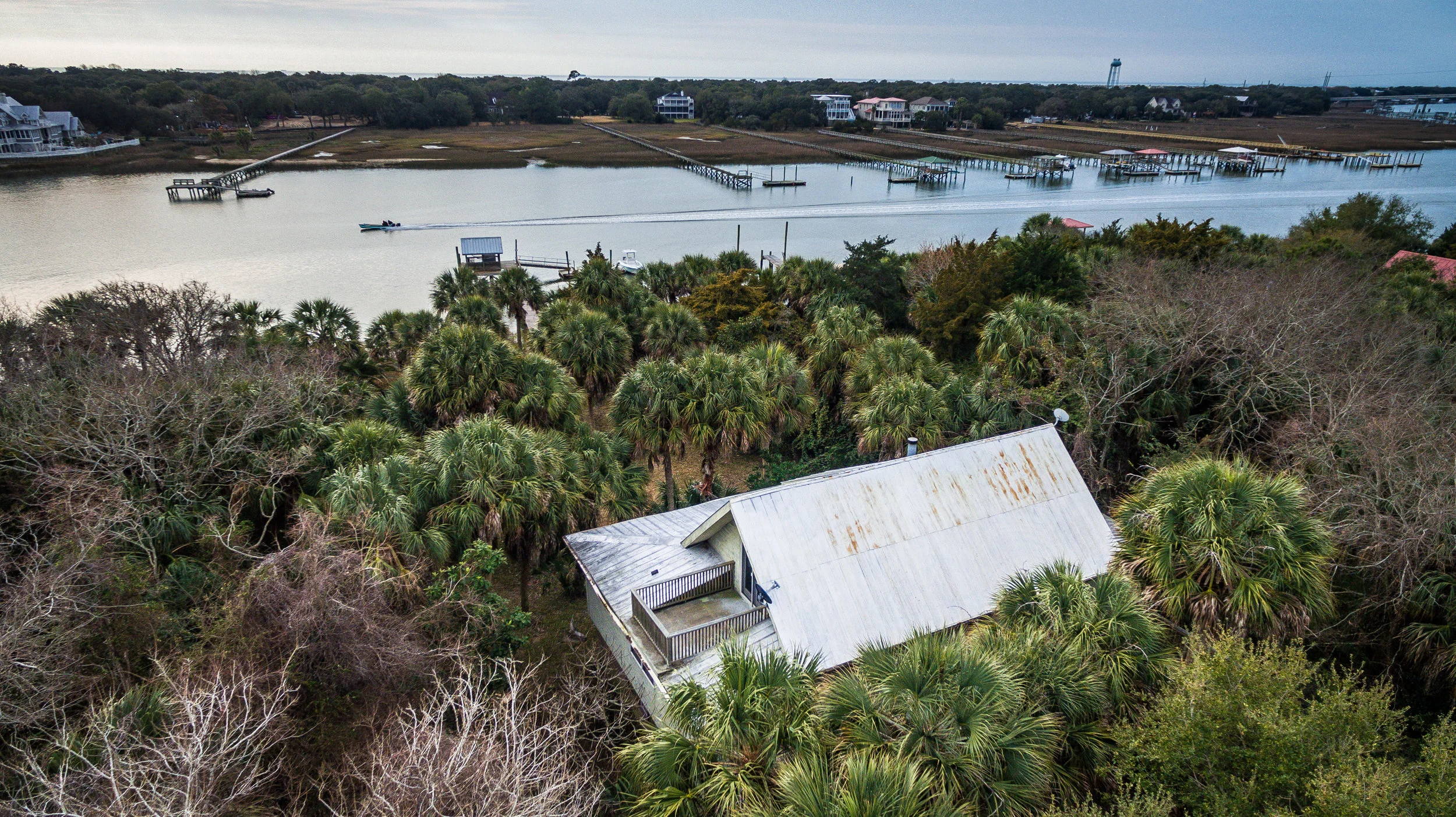 Master bedroom porch with views