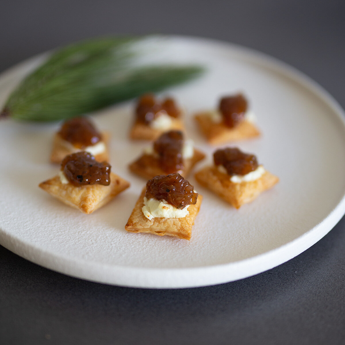 Puff Pastry Bites with Fig Jam and Goats Cheese | Crunch Preserves | Dunsborough Food | Margaret River Food