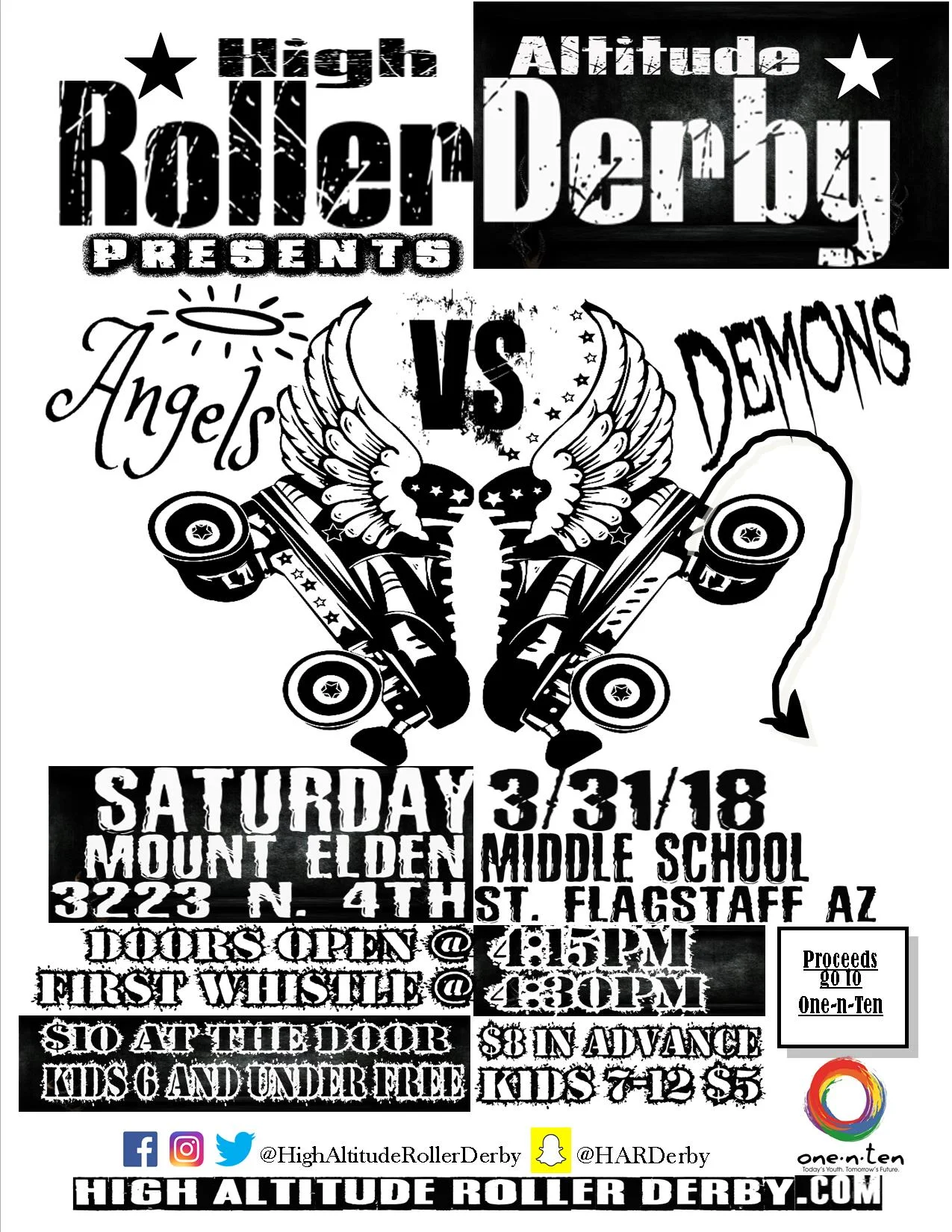 HARD'S first home bout of the season!