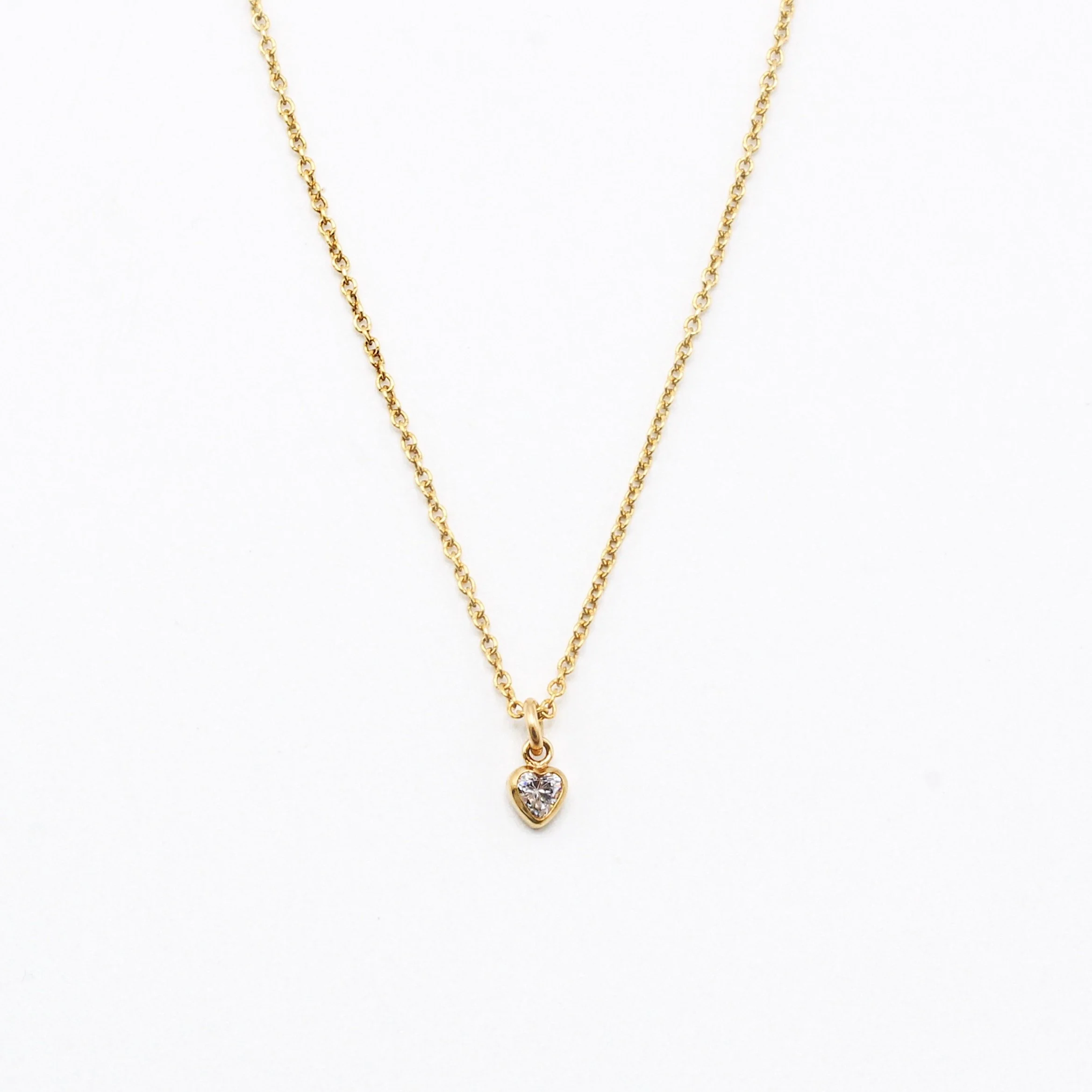 April Birthstone Heart