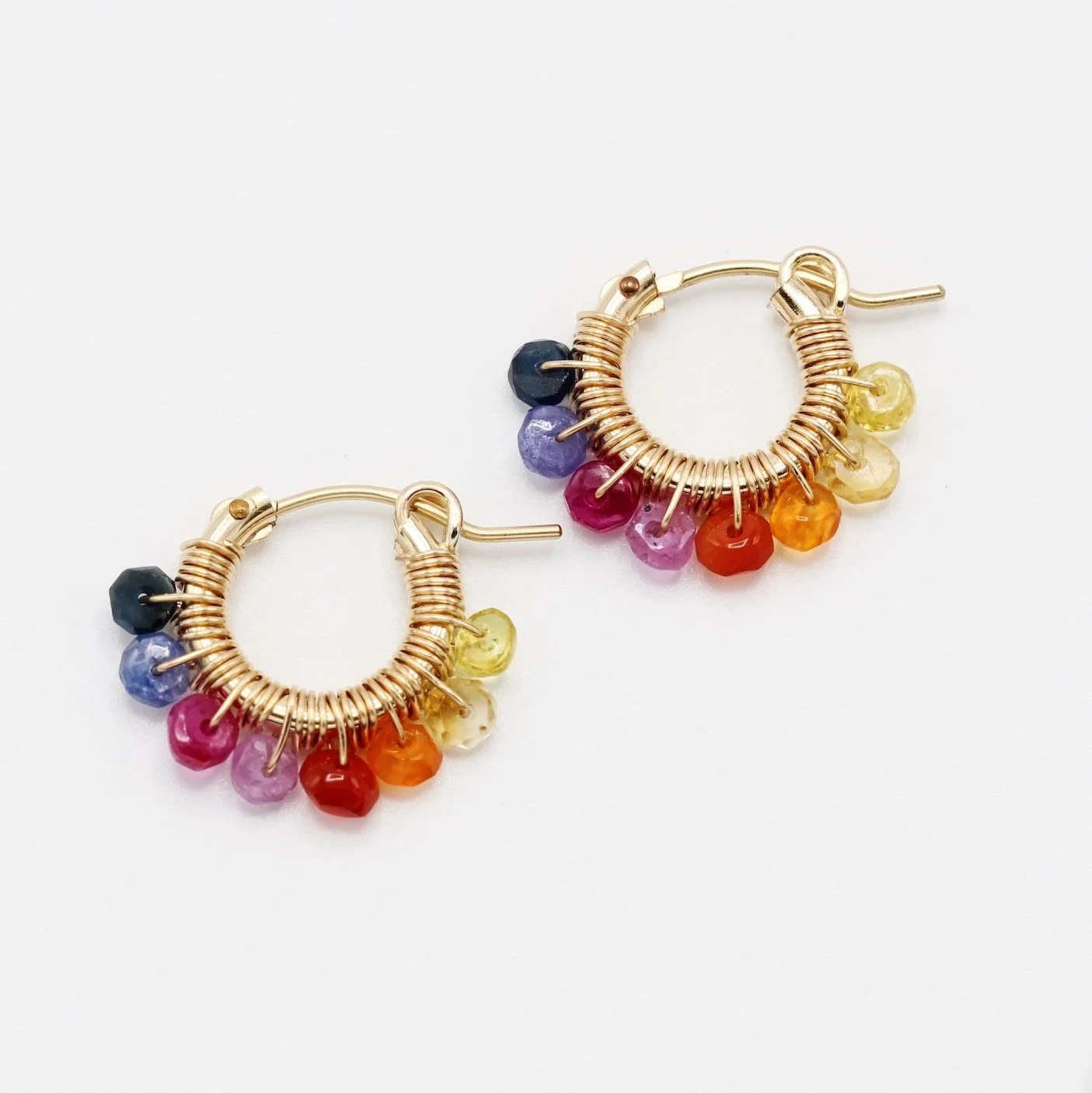 Walton Hoops - Fiery Ombre (13mm)