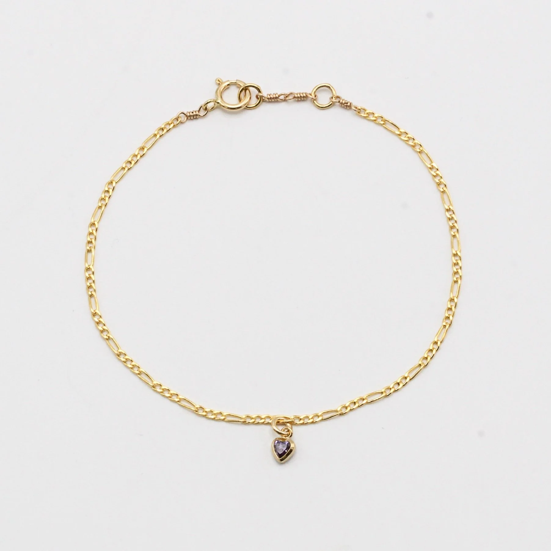 December Birthstone Bracelet - Tanzanite Crystal