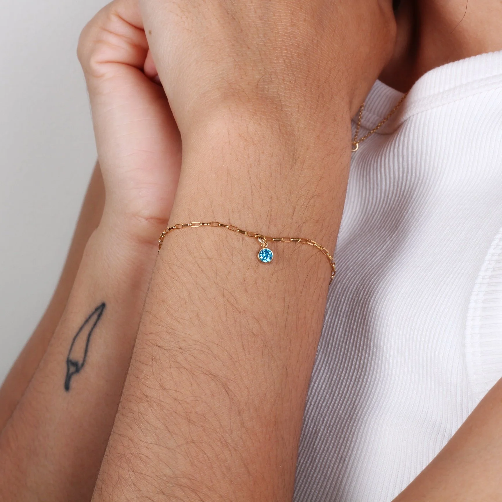 Pixie Blue Charm Bracelet.JPG