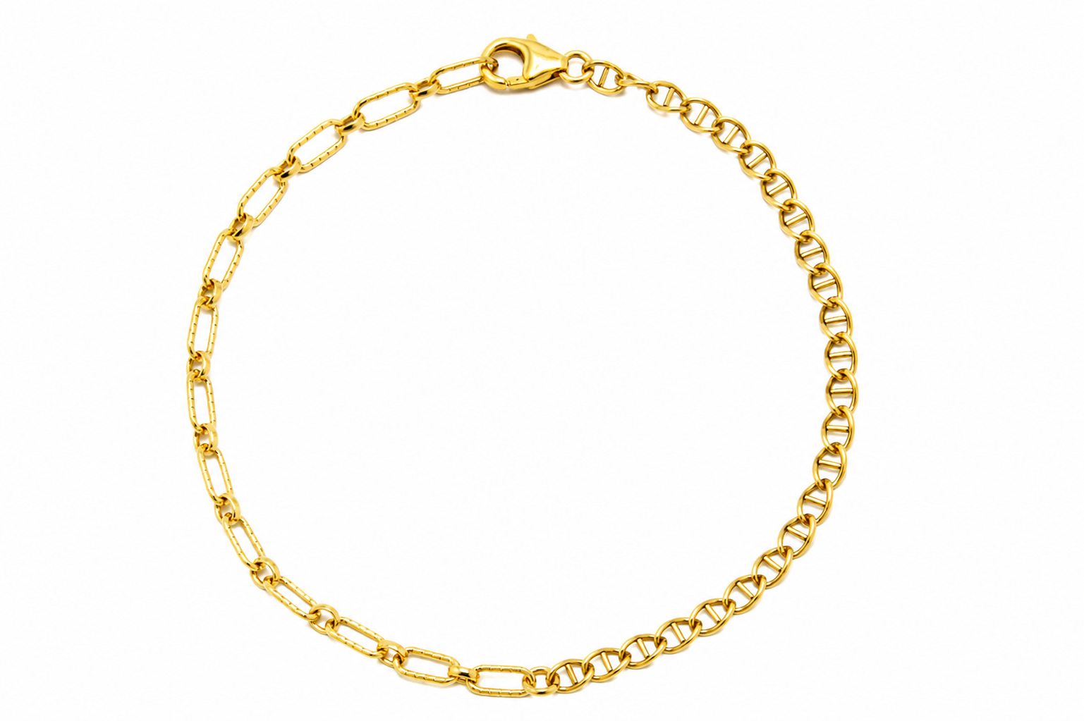 Split Chain Chain Bracelet