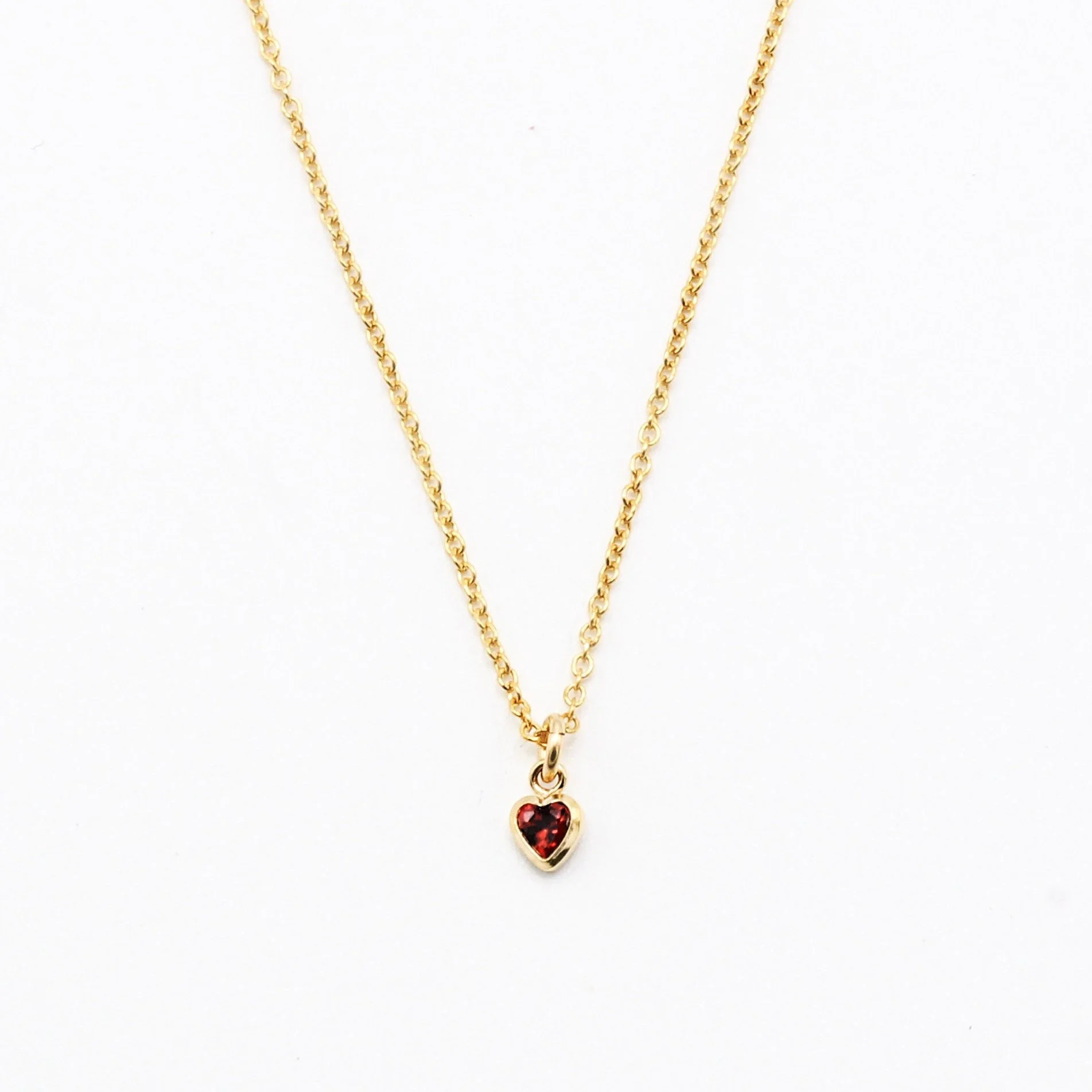 January Birthstone Heart