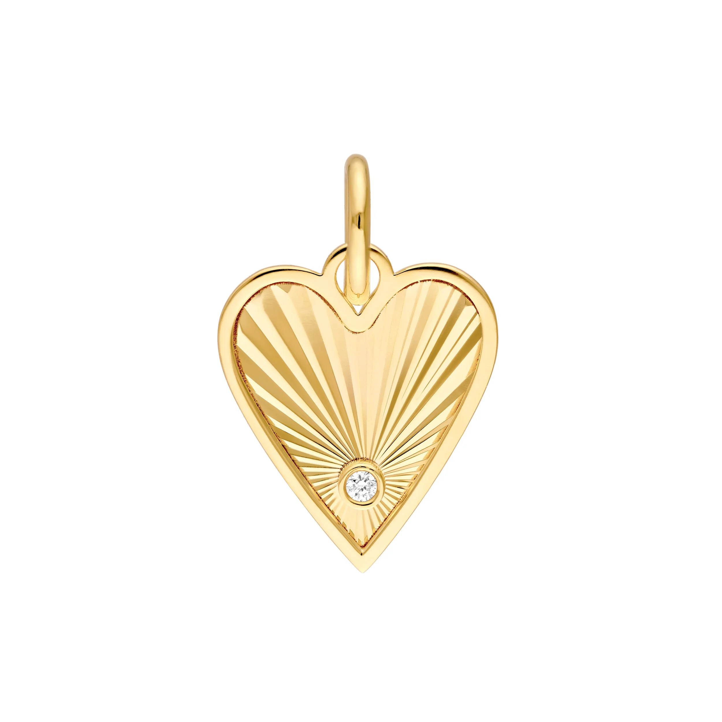 *NEW* 14k Blazing Heart Pendant