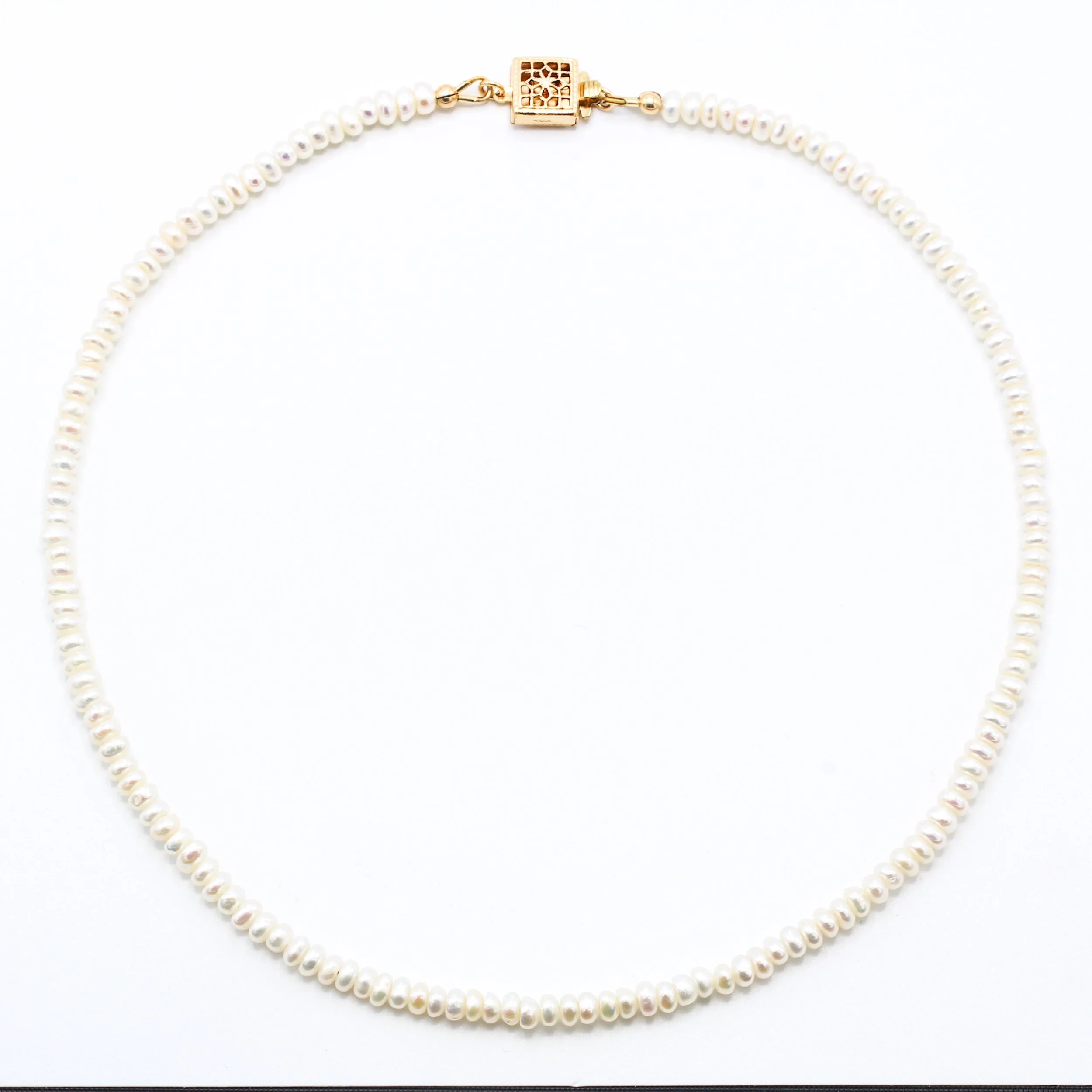 Reversible Pearl Necklace