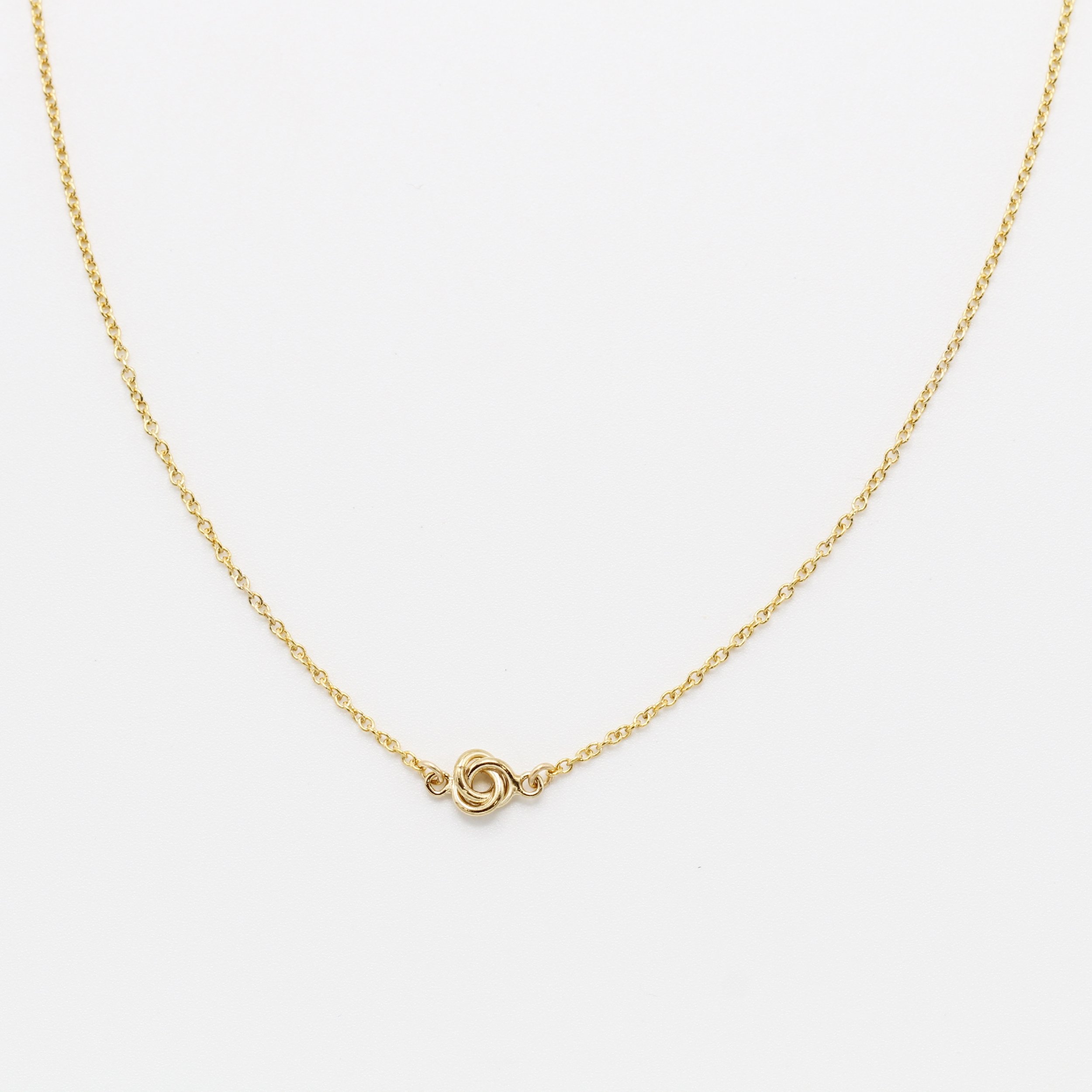 Loves Me, Loves Me Knot Necklace