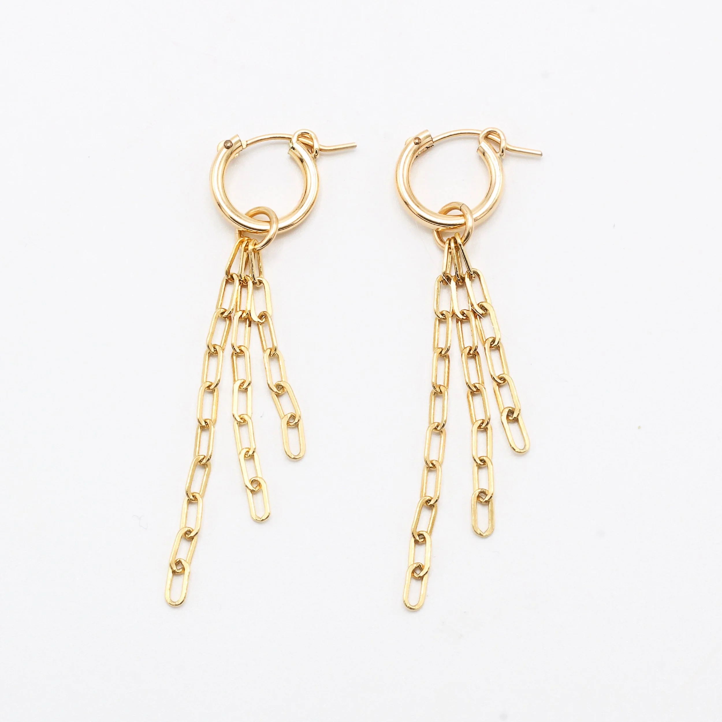 Paper Clip Tassel Earrings.JPG