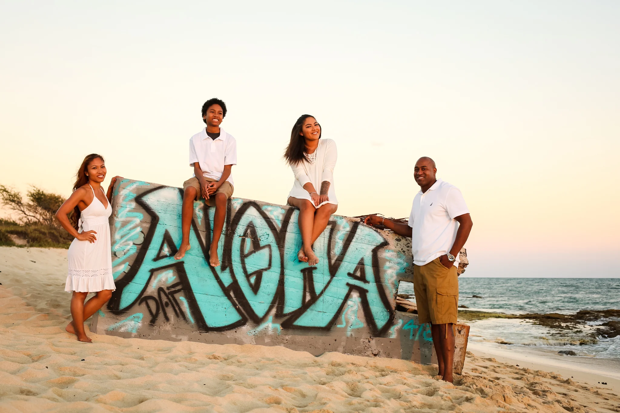 SS Nimitz beach families and silhouettes 42January 08, 2017.jpg
