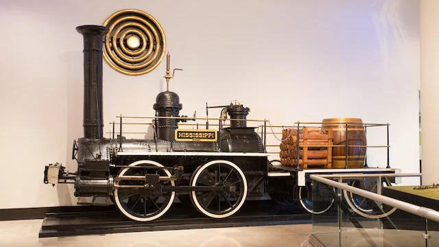 "Mississippi" locomotive displayed at the Museum of Science and Industry from where it was purchased at auction. (Bonhams photo)