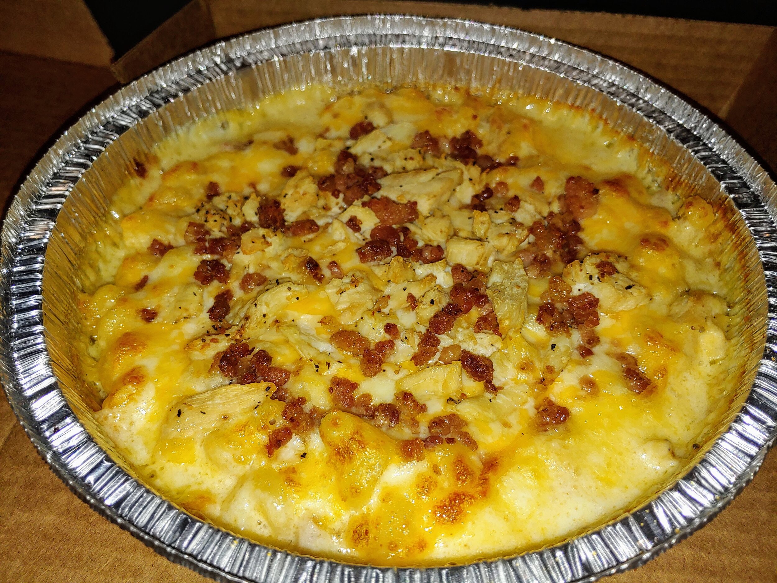 Chicken Bacon Mac and Cheese