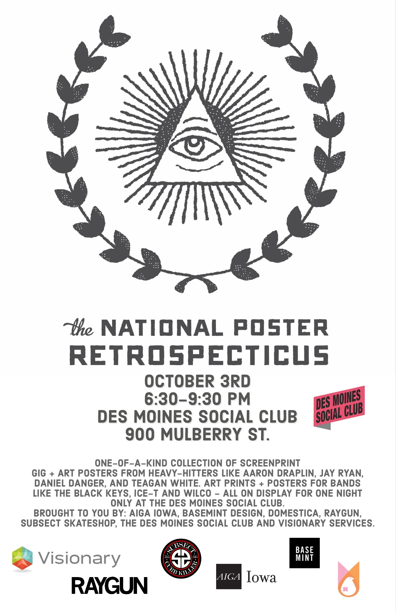 National Poster Retrospecticus Pop-Up Art Show